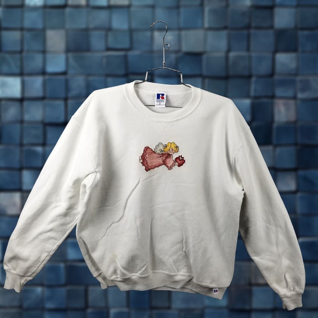 Russell Athletic Russell Sweatshirt Men L Vintage 90s Grandmacore USA Crewneck Pullover Size US L / EU 52-54 / 3 - 1 Thumbnail