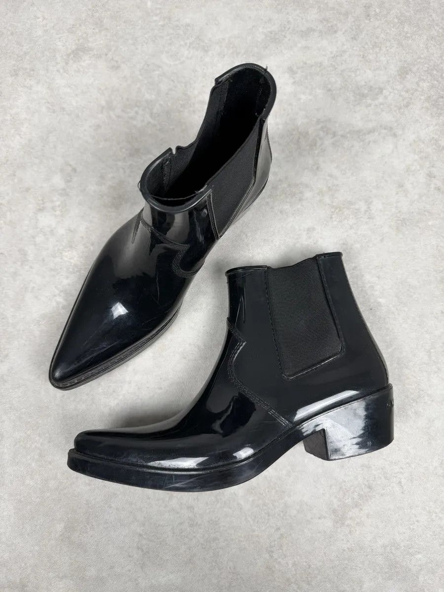 Calvin Klein Calvin Klein 205W39NYC Cow-Boy Leather Boots by Raf Simons Size US 7.5 / EU 40-41 - 4 Thumbnail