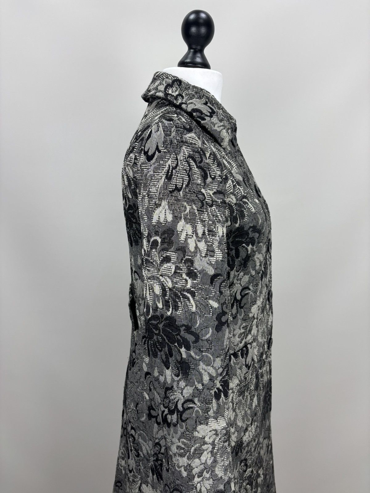 Laura Ashley Womens coat Laura Ashley Size 38 Color Black/Gray Size S / US 4 / IT 40 - 6 Thumbnail