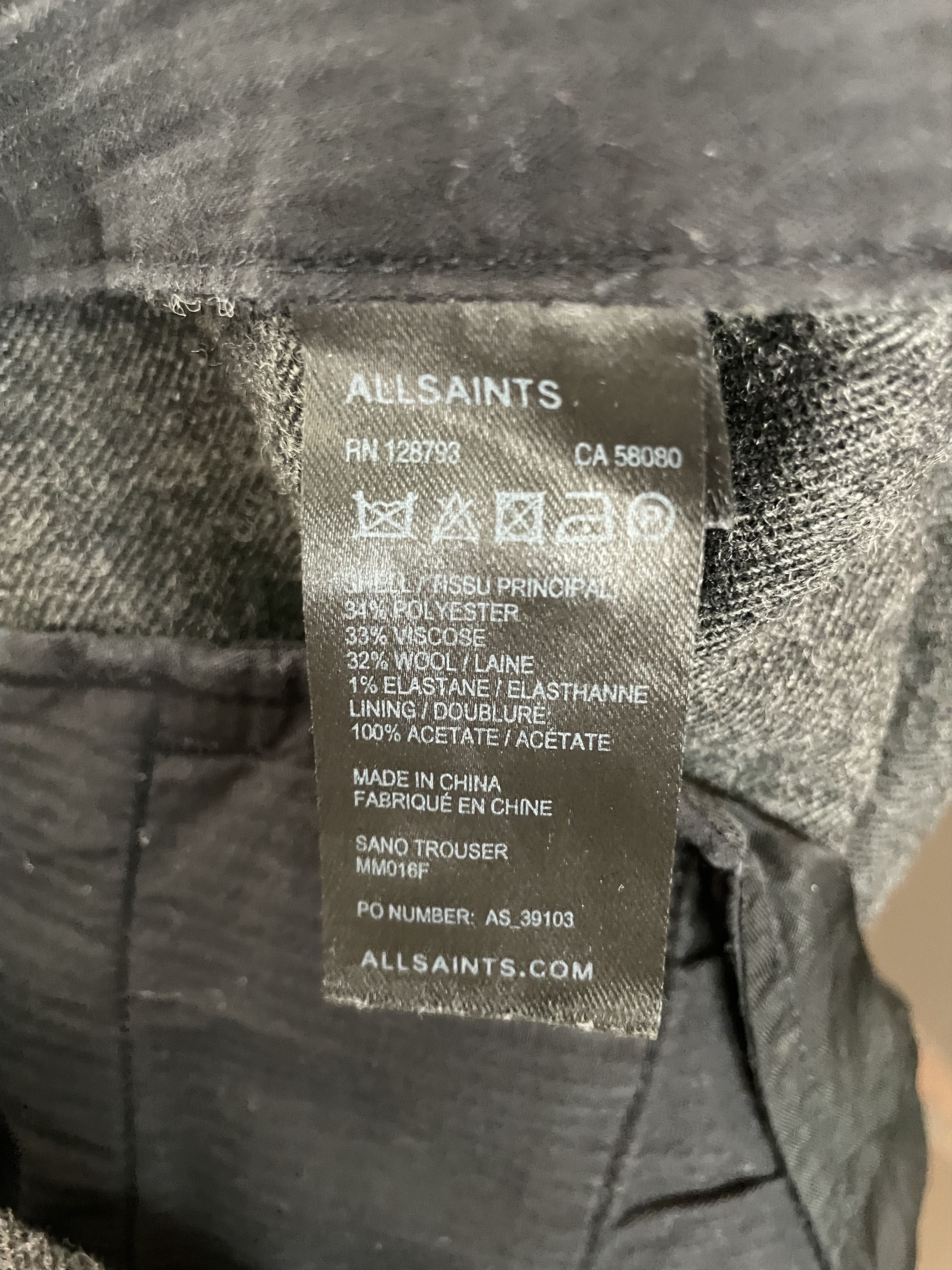Allsaints Sano trouser Size US 28 / EU 44 - 4 Thumbnail