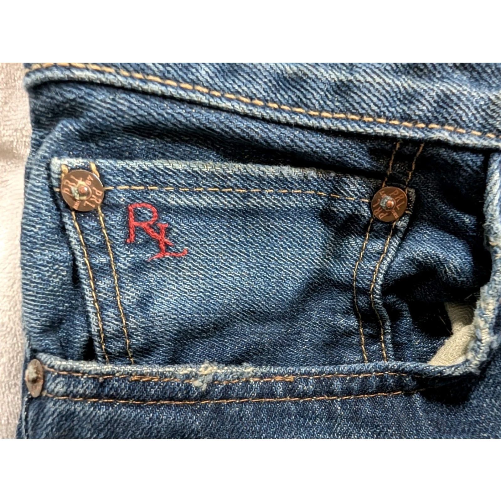 Polo Ralph Lauren Polo Ralph Lauren Jeans Mens 34x30 Blue Denim 867 Classic Fit Medium Wash 5-Pocket Coin Style Straight 100% Cotton Vintage: No Size US S / EU 44-46 / 1 - 5 Thumbnail