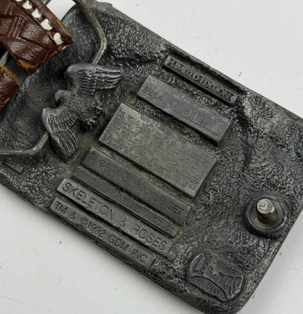 Grateful Dead vintage grateful dead big buckle belt tc53 Size 36 - 9 Thumbnail
