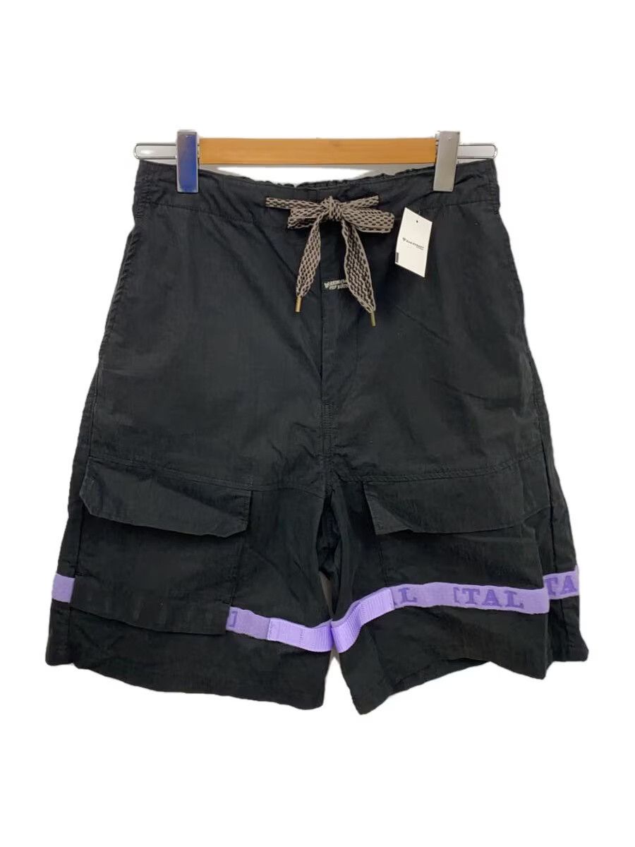 Kapital Kapital Ripstop Nouvelle Shuttle Cotton Shorts Black Size US 34 / EU 50 - 1 Thumbnail
