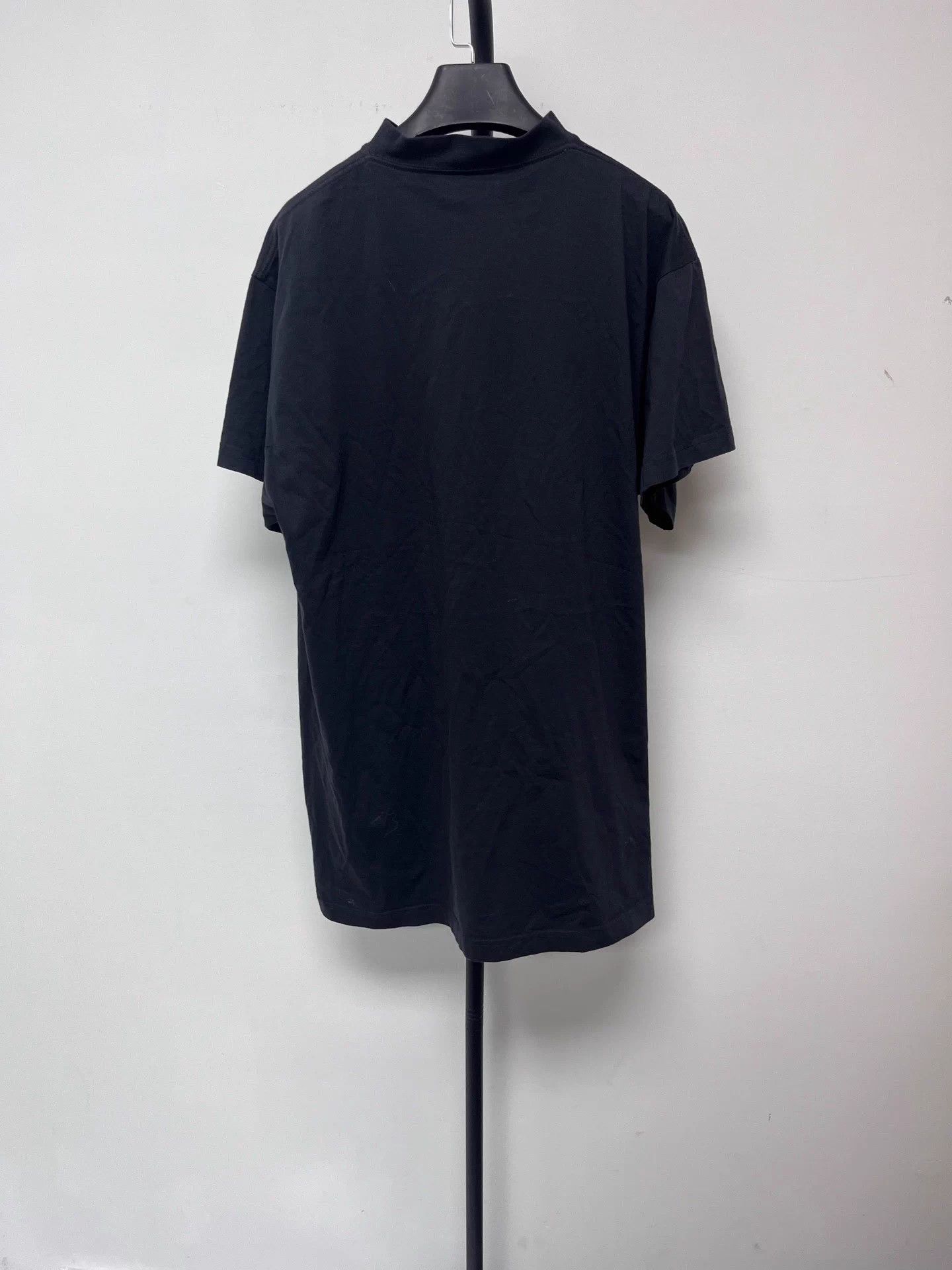 Balenciaga Balenciaga SS T-shirt logo print oversized men's black Size US S / EU 44-46 / 1 - 2 Thumbnail