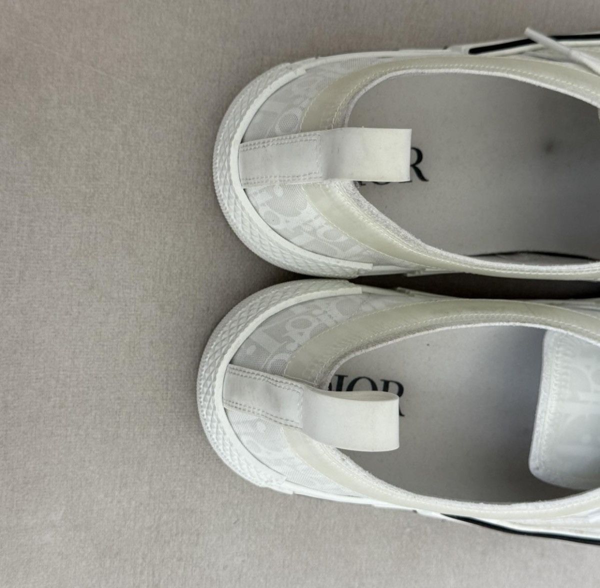 Dior Dior B23 Low Oblique Canvas Sneakers Size 46 / US 13 White Size US 13 / EU 46 - 8 Thumbnail