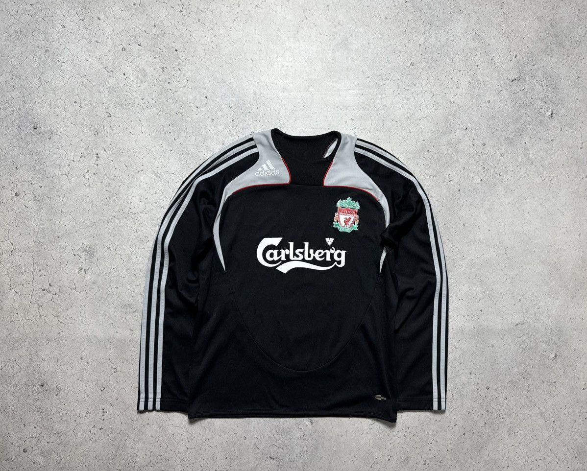 Adidas Adidas FC Liverpool Vintage Football Sweatshirt Black Size US S / EU 44-46 / 1 - 1 Thumbnail