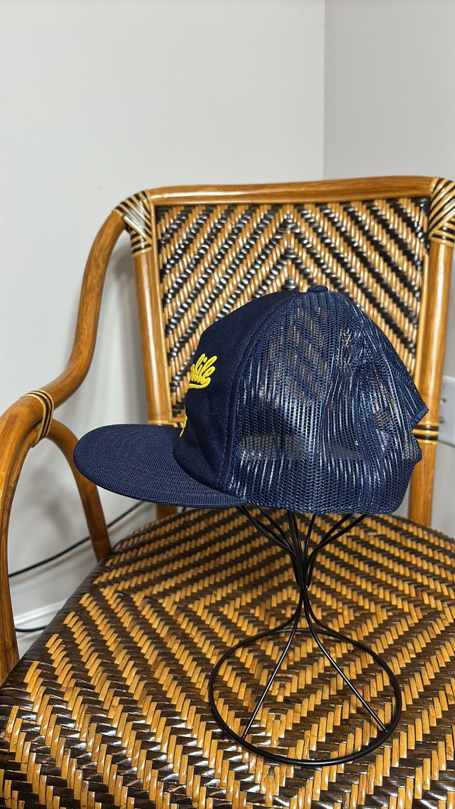 Vintage Vintage Oldsmobile Script Trucker Hat Size ONE SIZE - 2 Thumbnail