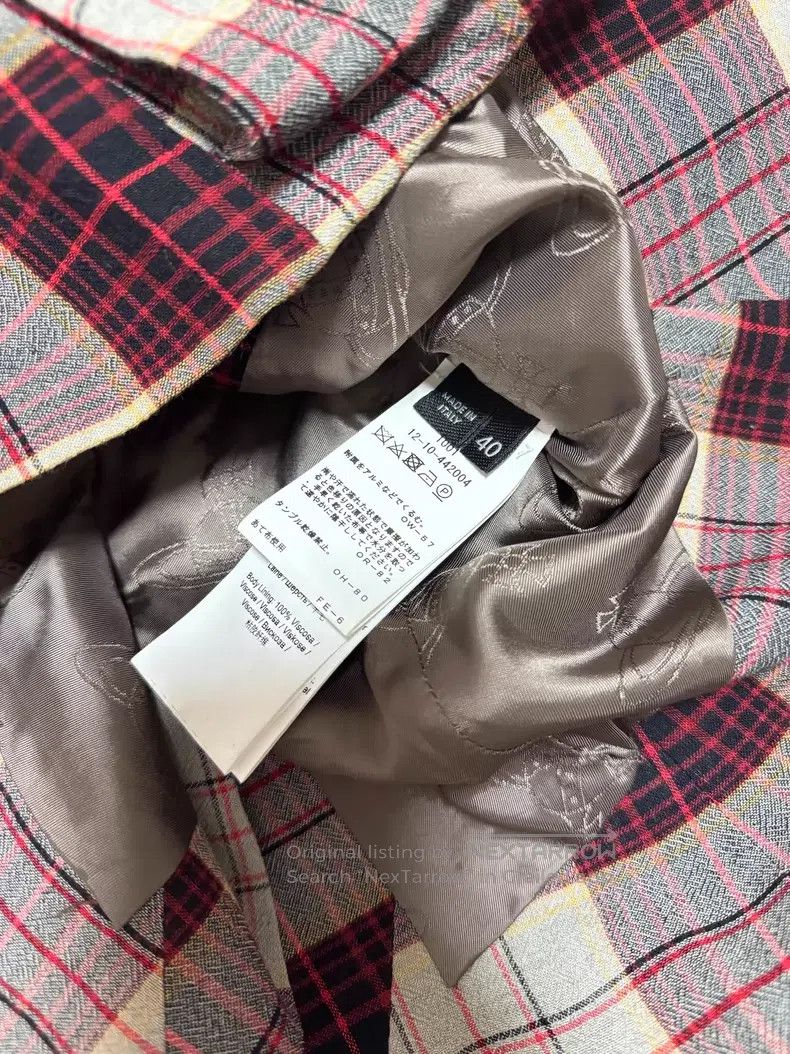 Vivienne Westwood Vivienne Westwood Drunkard plaid suit jacket Size S / US 4 / IT 40 - 7 Thumbnail