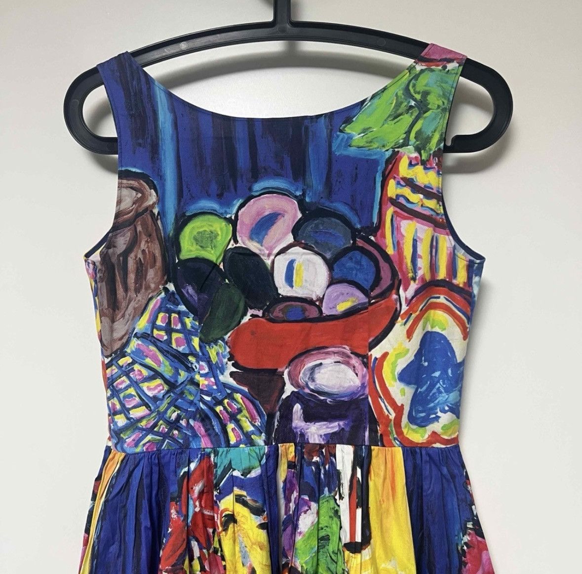 Prada Prada Pleated Painting Dress Size S / US 4 / IT 40 - 4 Thumbnail
