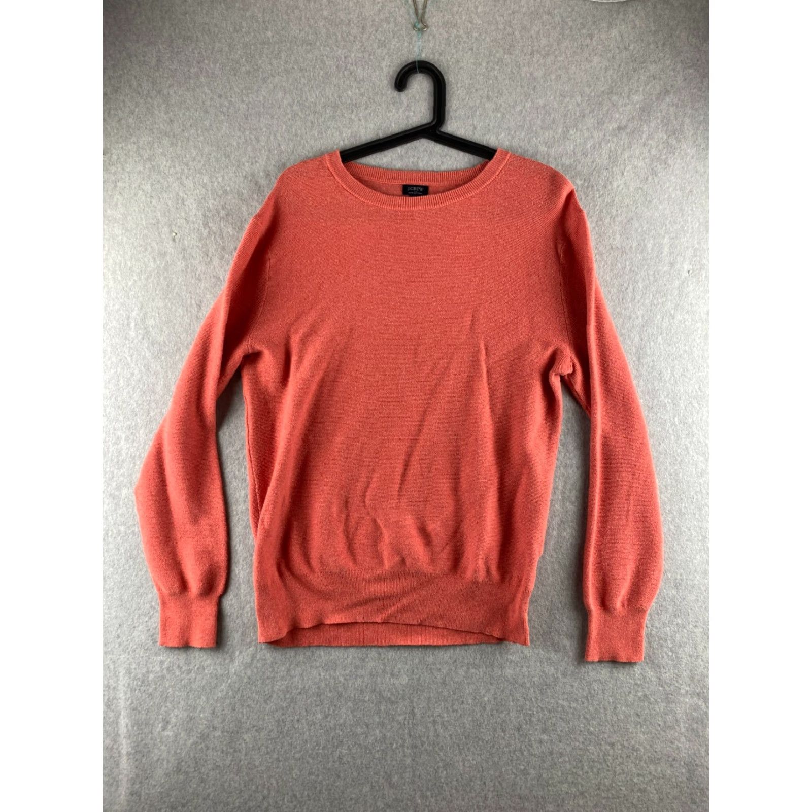 J.Crew J. Crew Sweater Mens Medium M Coral Pullover Tight Knit Crew Neck Preppy Shirt Size US M / EU 48-50 / 2 - 2 Thumbnail