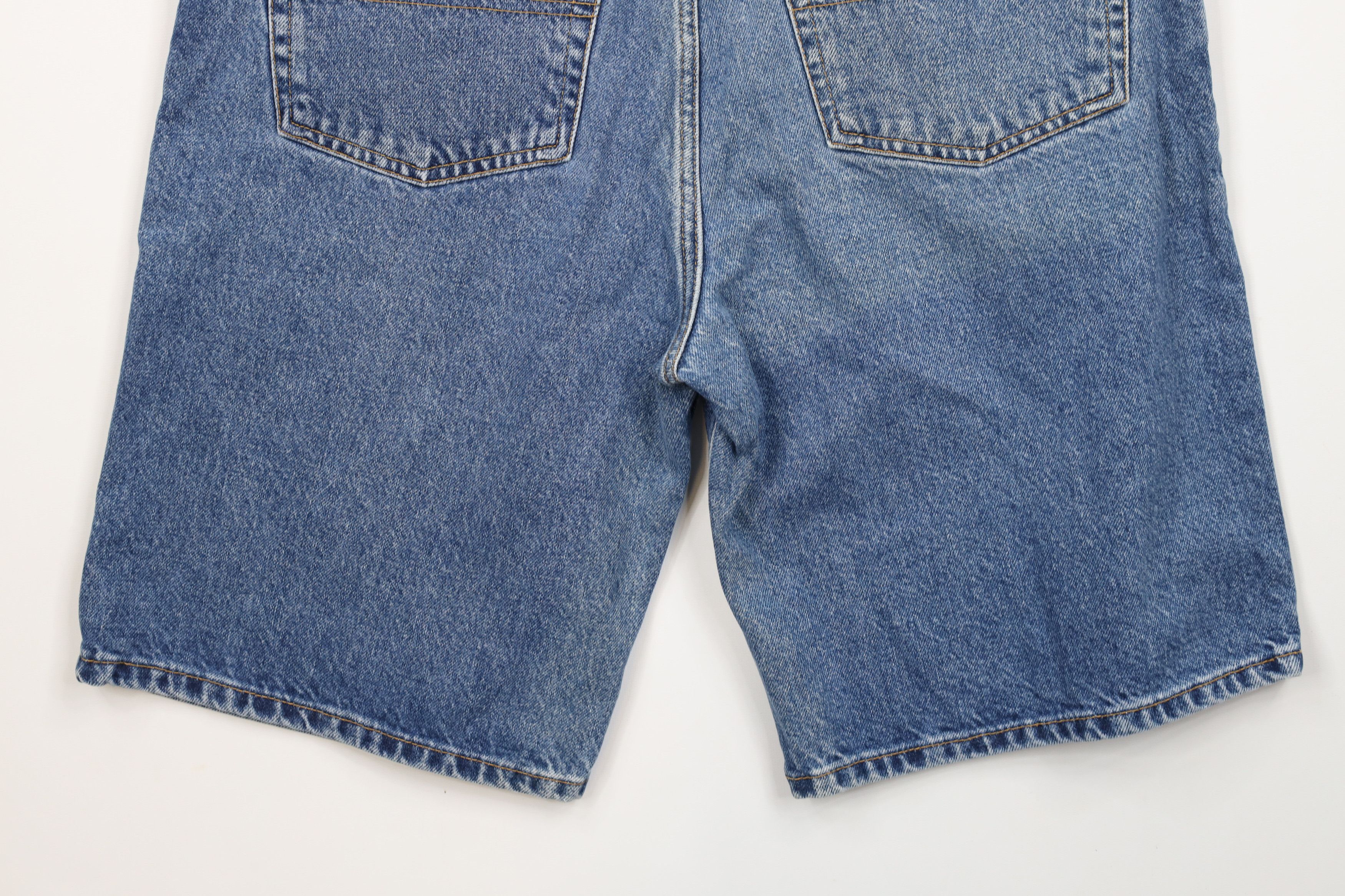 Tommy Hilfiger × Vintage Vintage 90s Tommy Hilfiger Denim Jean Shorts Jorts Blue Size US 34 / EU 50 - 11 Thumbnail
