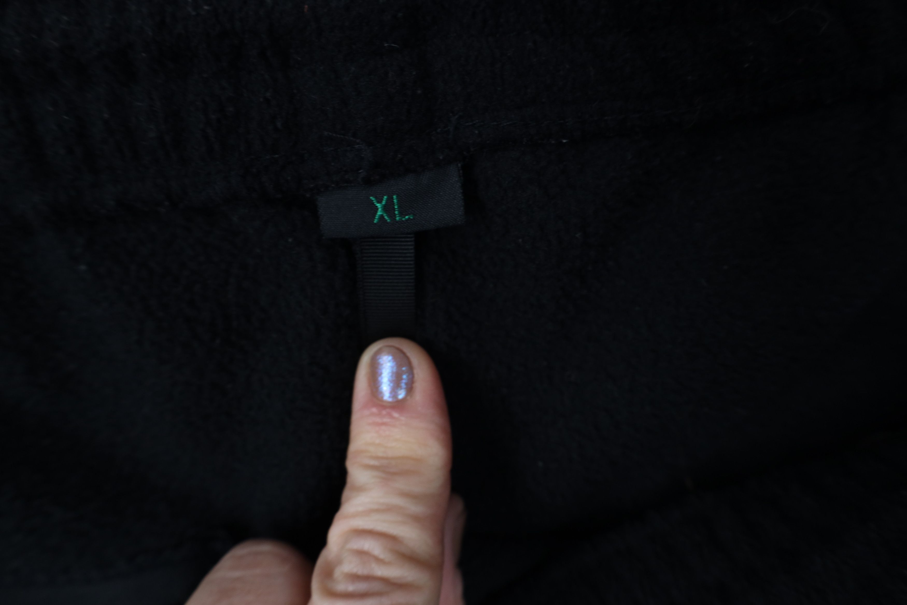 Vintage Vintage 90s Streetwear Fleece Sweatpants Joggers Black Size US 38 / EU 54 - 8 Thumbnail
