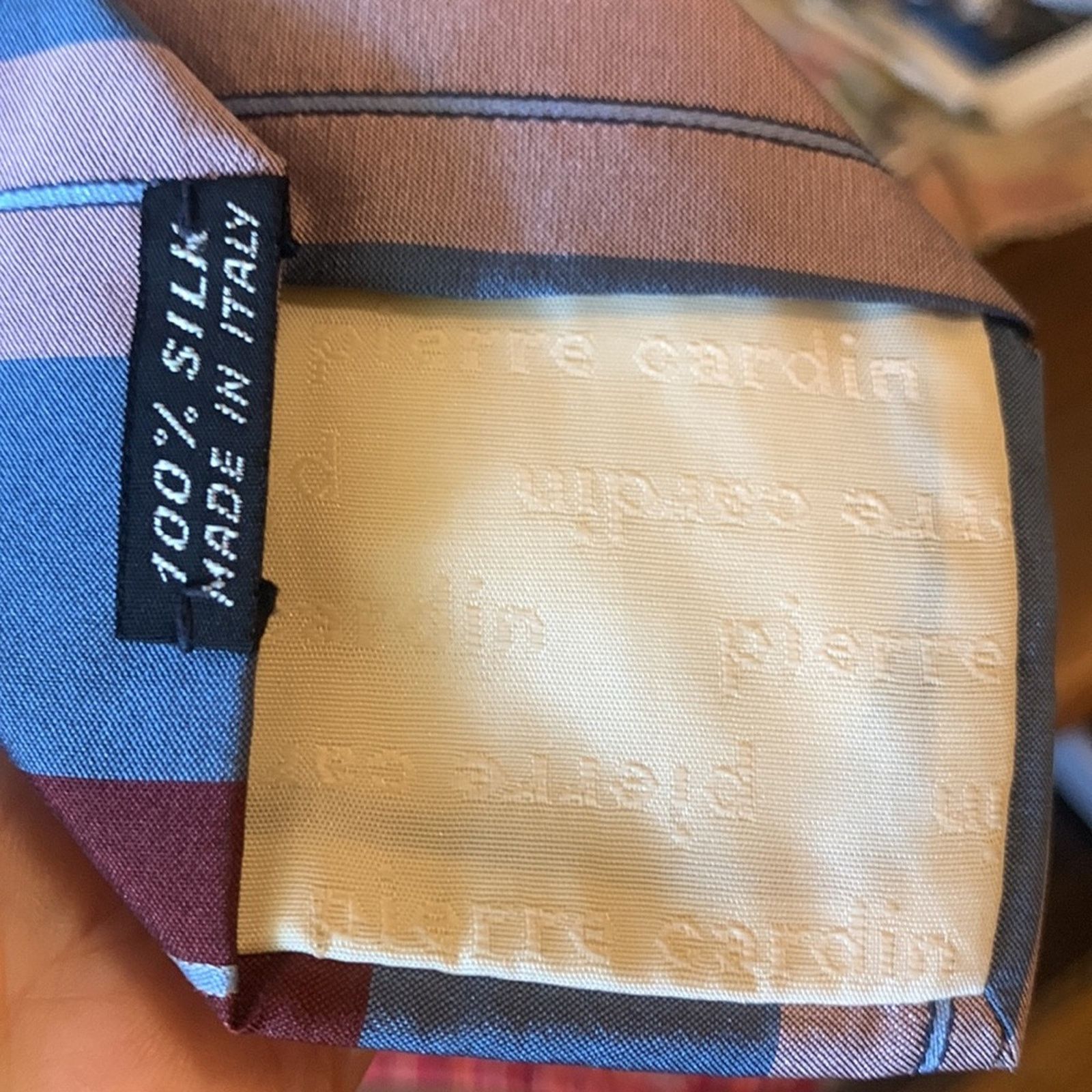 Pierre Cardin Pierre Cardin couture Paris Italian 100% silk necktie Size ONE SIZE - 7 Thumbnail