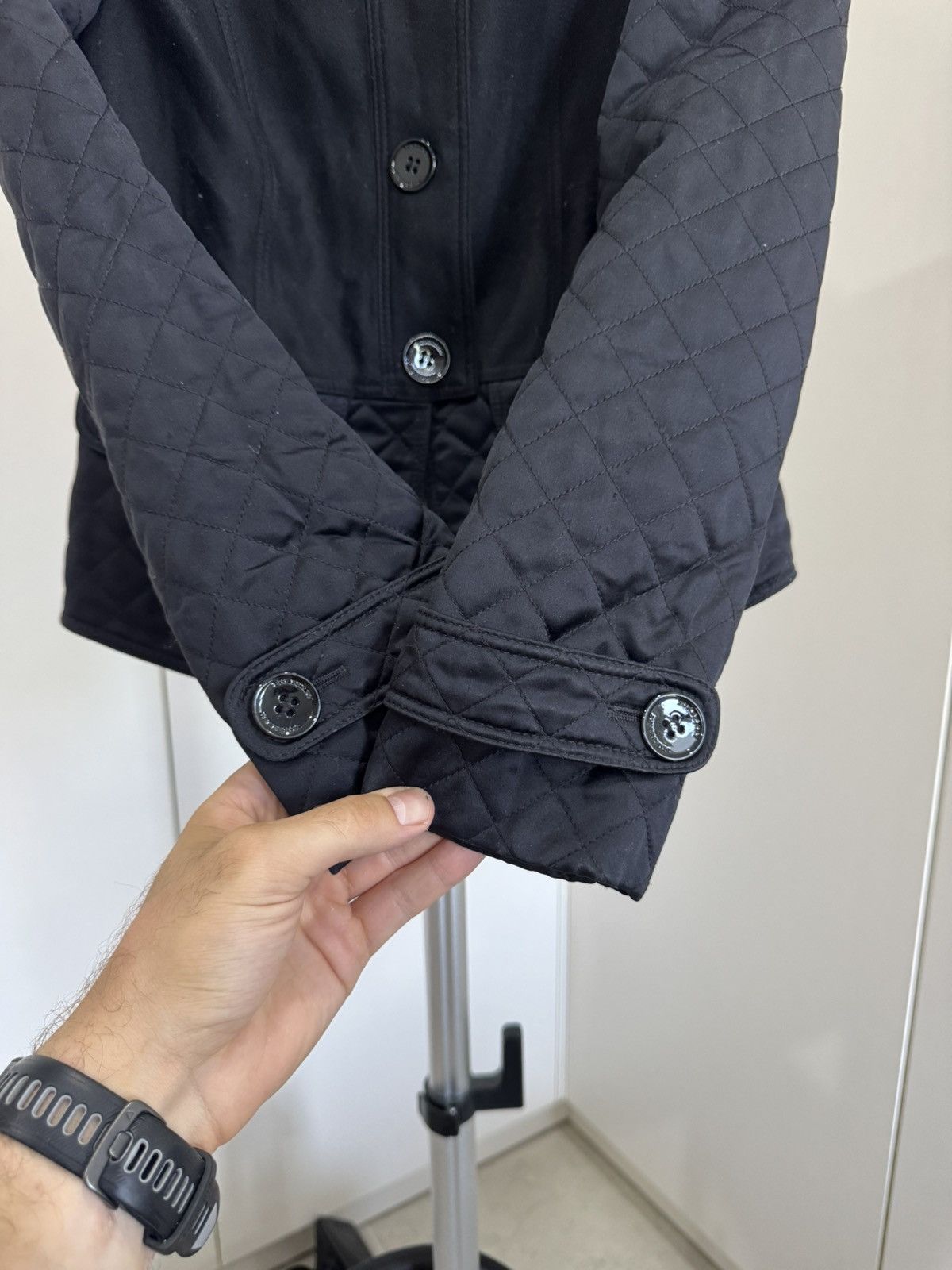 Burberry Burberry vintage rare wool jacket with satin quilted Size M / US 6-8 / IT 42-44 - 4 Thumbnail