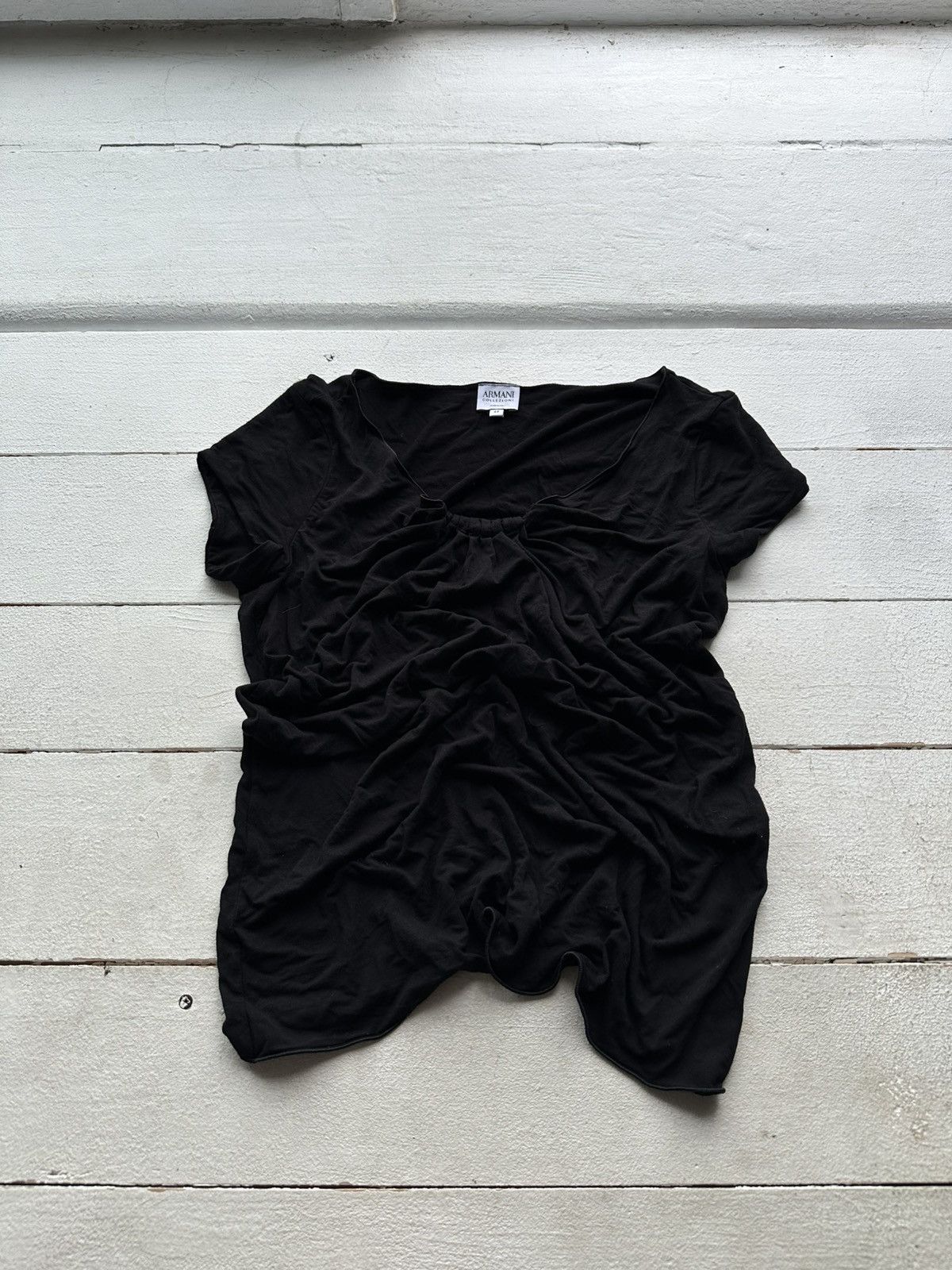 Armani 🚨AVANT GARDE ARMANI 90s RARE longsleeve BIG LOGO Y2K LUXURY Size M / US 6-8 / IT 42-44 - 1 Thumbnail