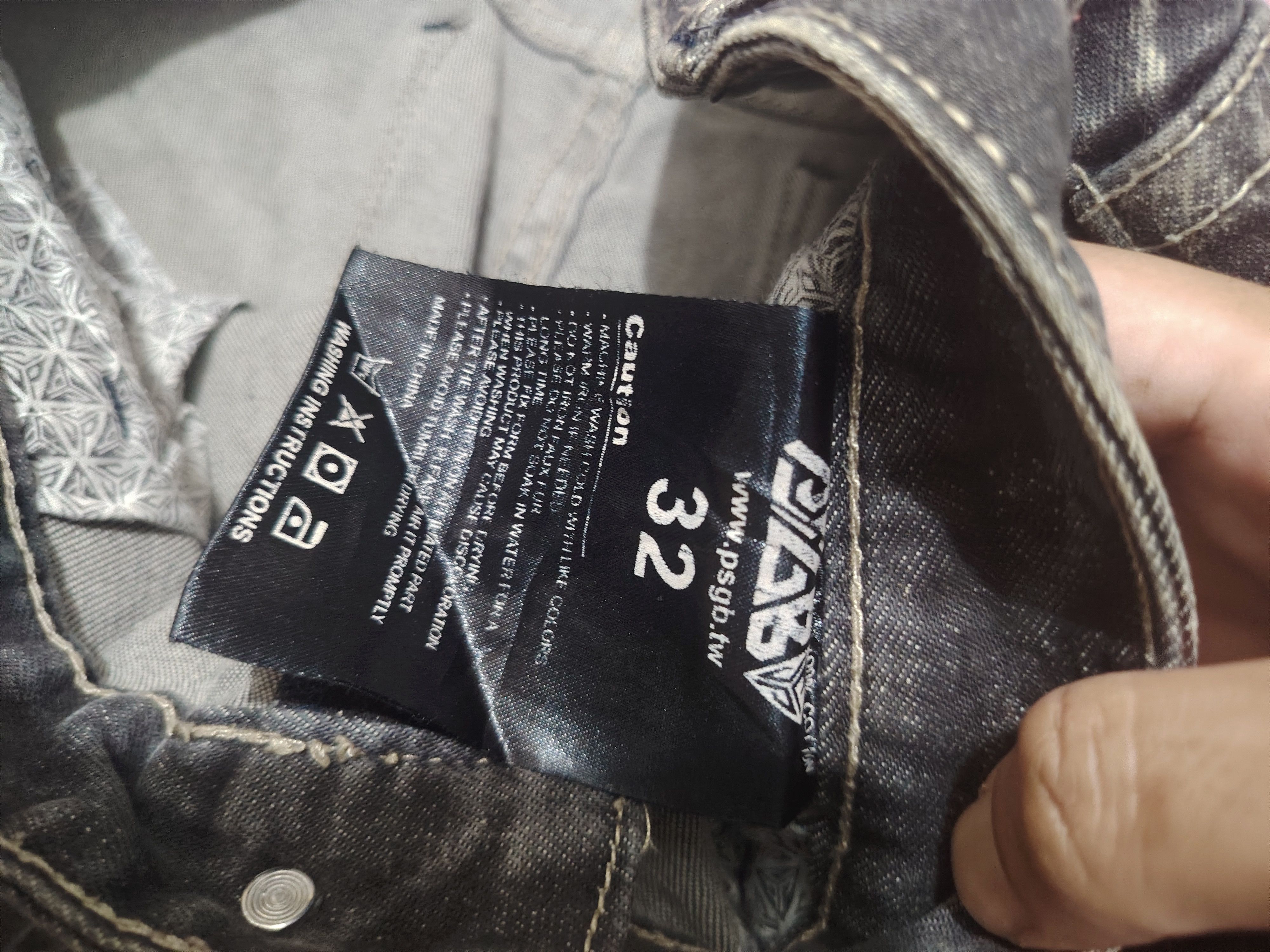 Hysteric Glamour Japanese PSGB Skinny stretch Jeans inspired rick owens style Size US 31 - 8 Thumbnail