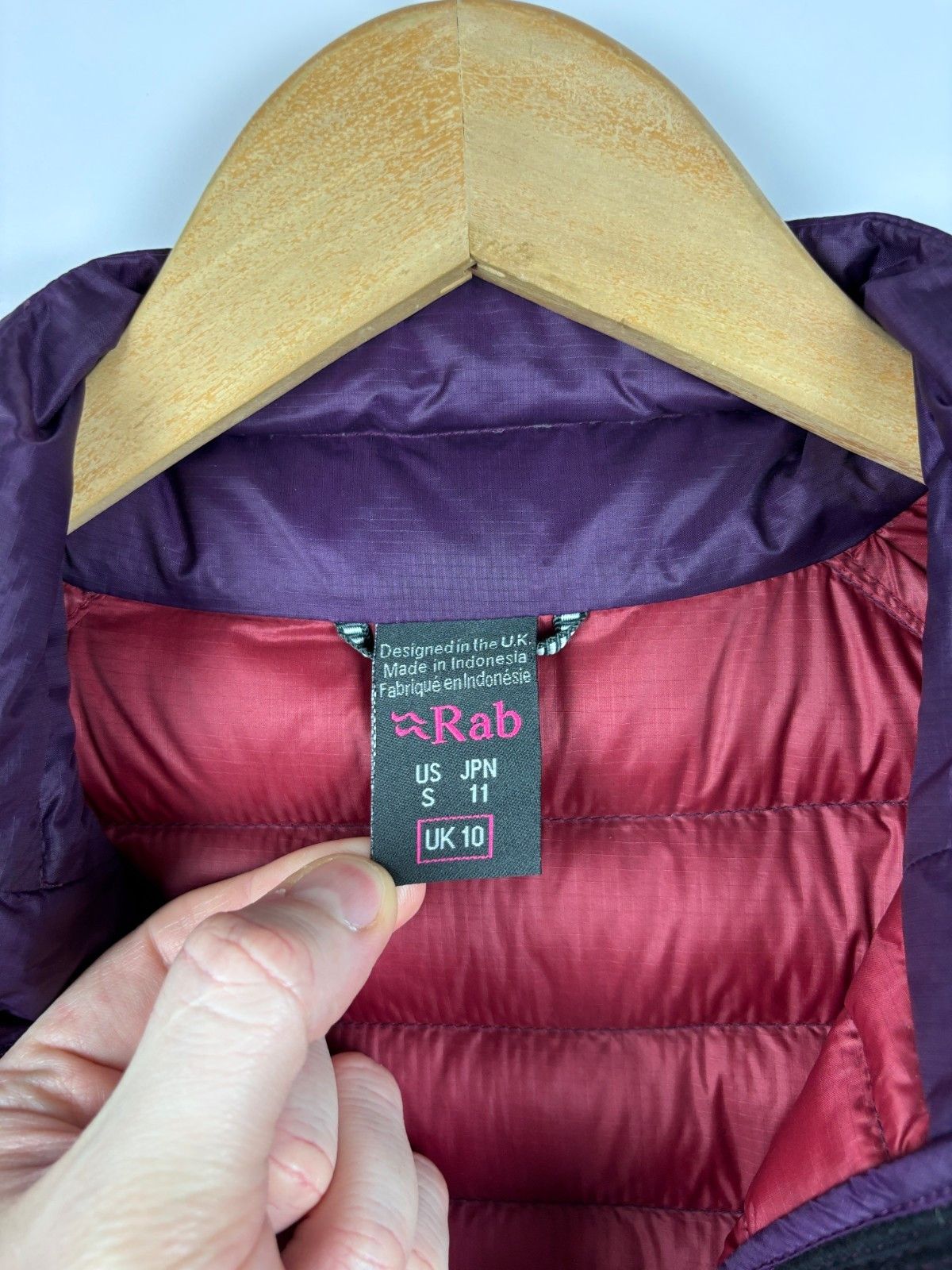 Rab Rab Nikwax Hydrophobic Quilted Down Jacket Purple Size US S Size S / US 4 / IT 40 - 8 Thumbnail