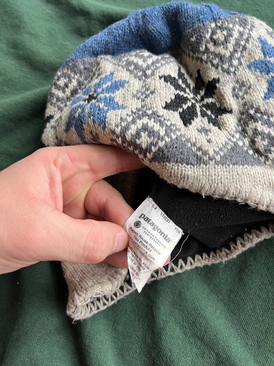 Patagonia × Vintage Vintage Patagonia Knit Trapper Hat Ushanka Earflap Size ONE SIZE - 6 Thumbnail