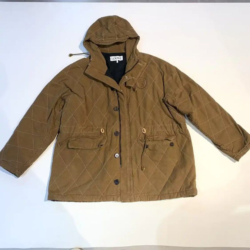 Loewe Loewe Brown Cotton Men's Outer Jacket 0089 Size US XL / EU 56 / 4 - 1 Thumbnail