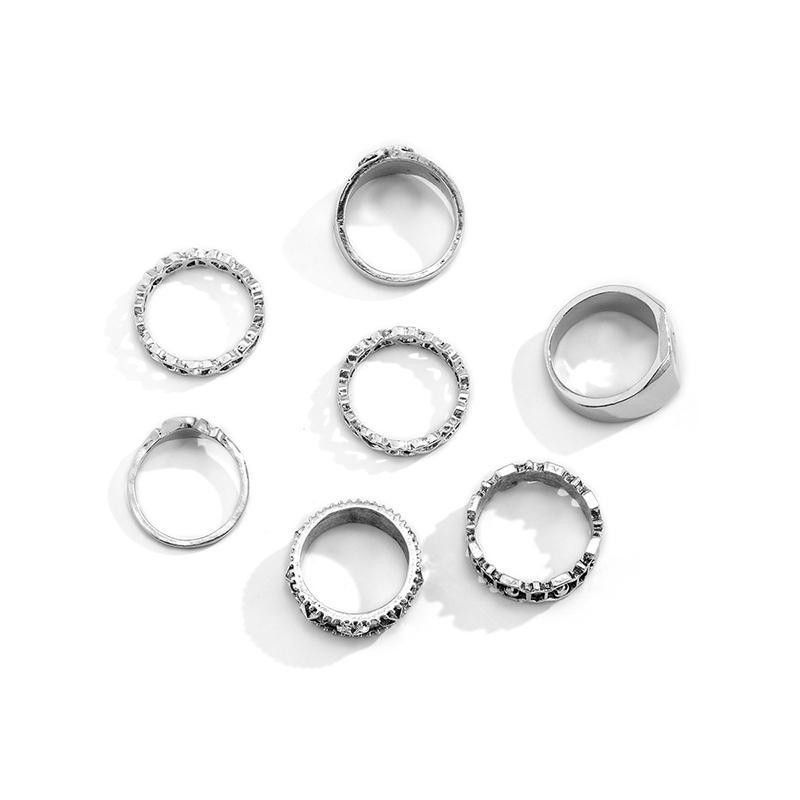 Jewelry Rare Jewelry Rings Open Size Chrome Ring (Size 7-13) Size ONE SIZE - 5 Thumbnail