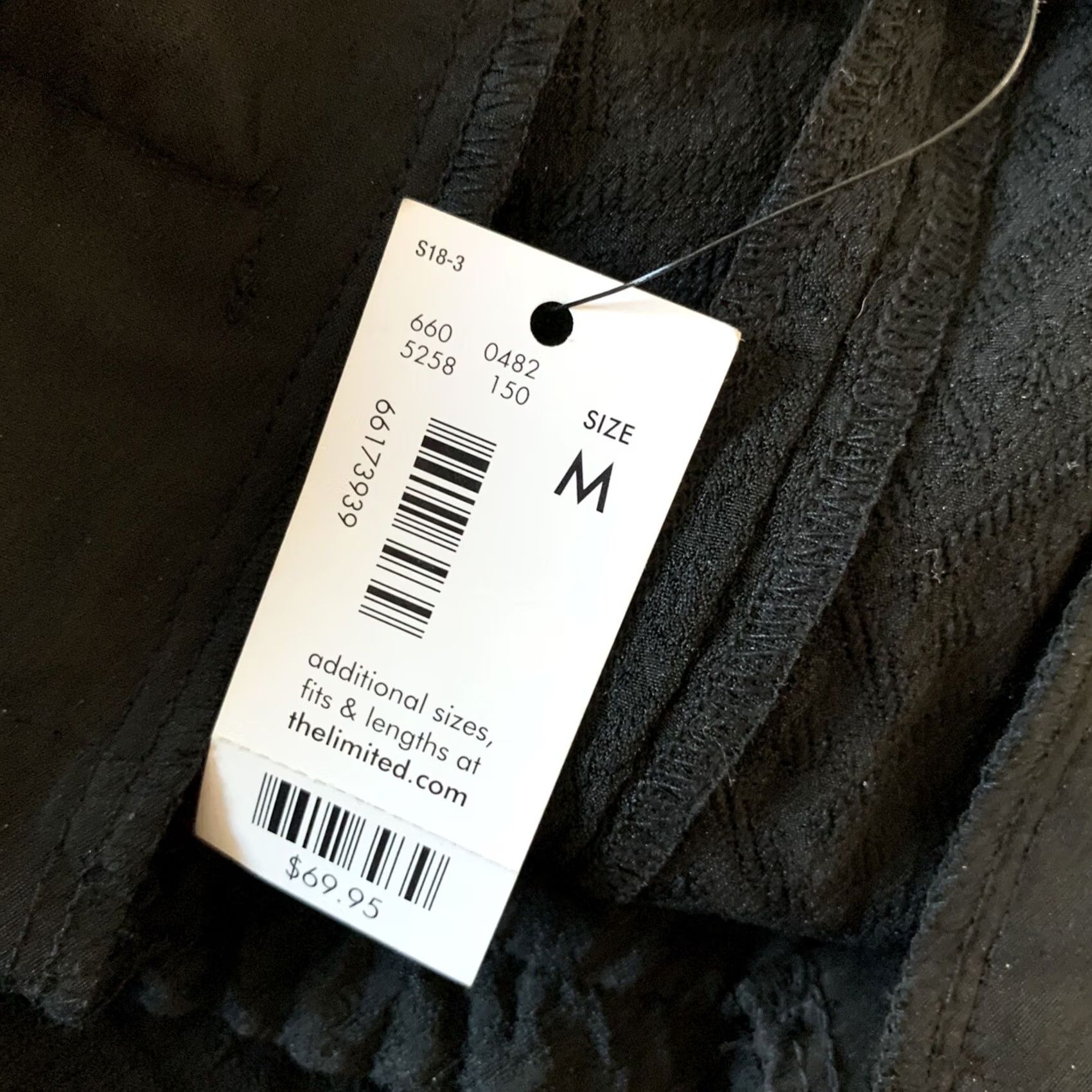 Vintage NEW The Limited Mom Casual Drawstring Pants Women's M Black - Pants - The Limited - Drawstring - Black - Casual - M - Womens Size 32" / US 10 / IT 46 - 3 Thumbnail