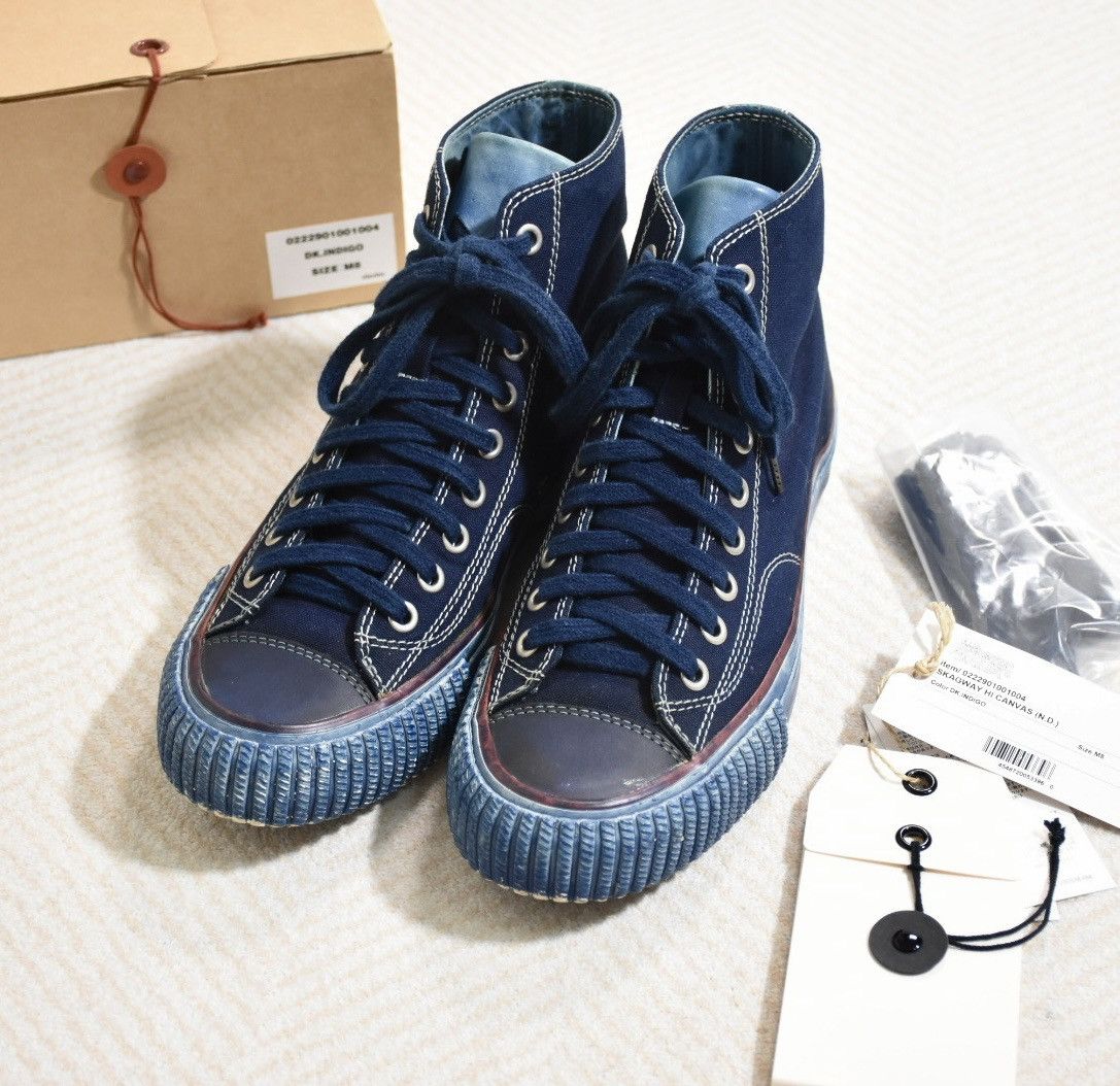 Visvim Visvim ICT Skagway Hi Canvas（N.D.） indigo Size US 8 / EU 41 - 4 Thumbnail