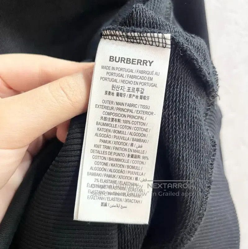 Burberry Burberry Black Cotton Men's Sweatshirt. Size US S / EU 44-46 / 1 - 6 Thumbnail