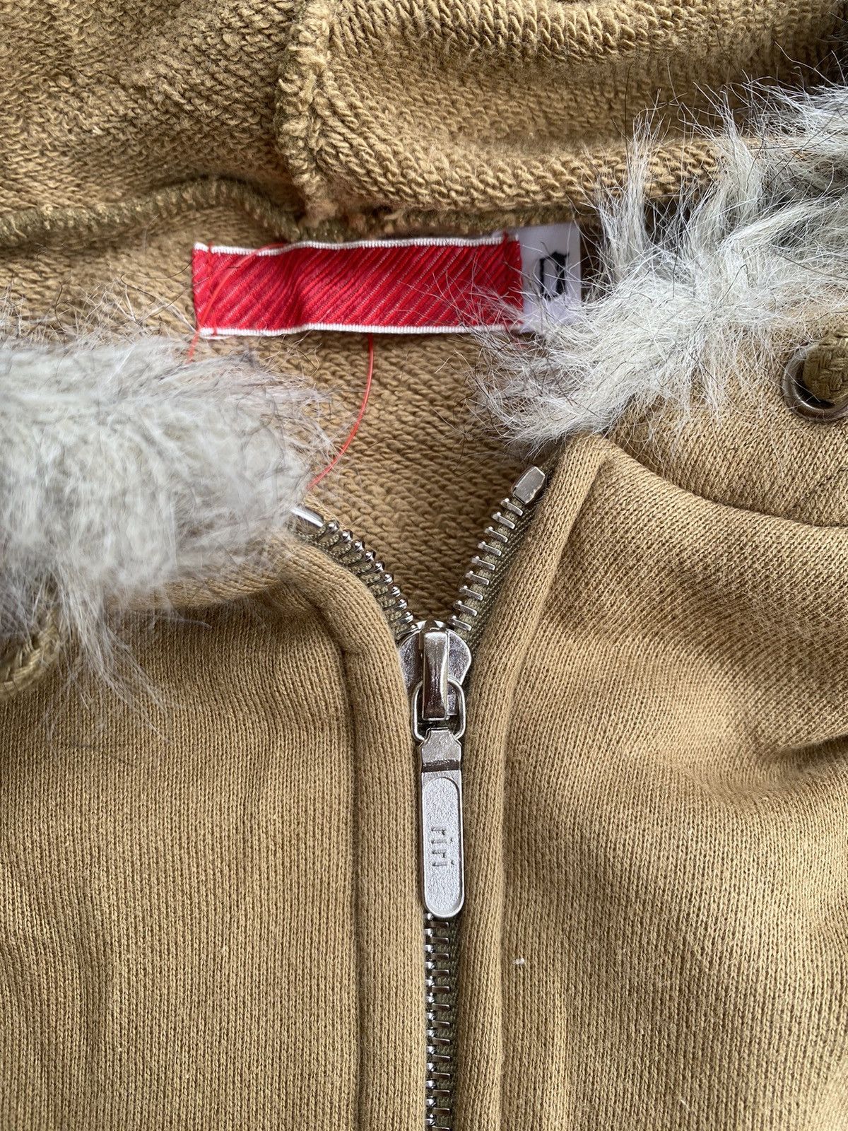 number nine fur hoodie