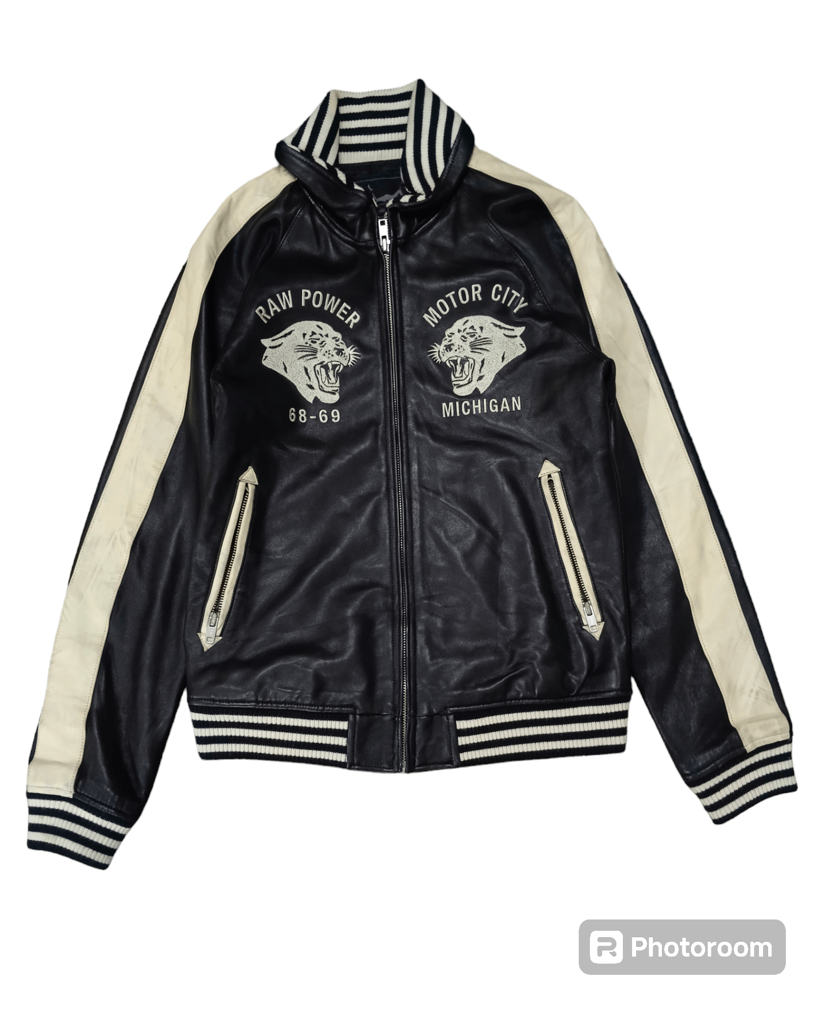 Hysteric Glamour (SAMPLE)VERY RARE🔥HYSTERIC GLAMOUR CALF SKIN LEATHER JACKET Size US XS / EU 42 / 0 - 3 Thumbnail