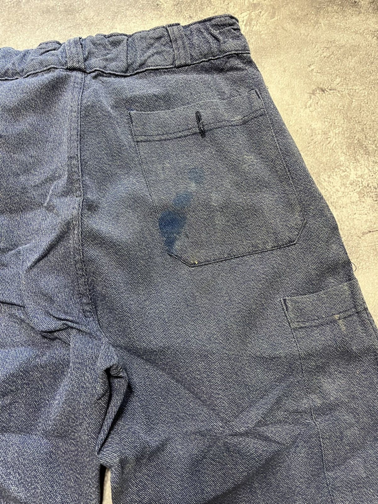 Vintage Rare Archive Lutteurs Workwear Salt & Pepper Heavy Trousers Size US 30 / EU 46 - 7 Thumbnail