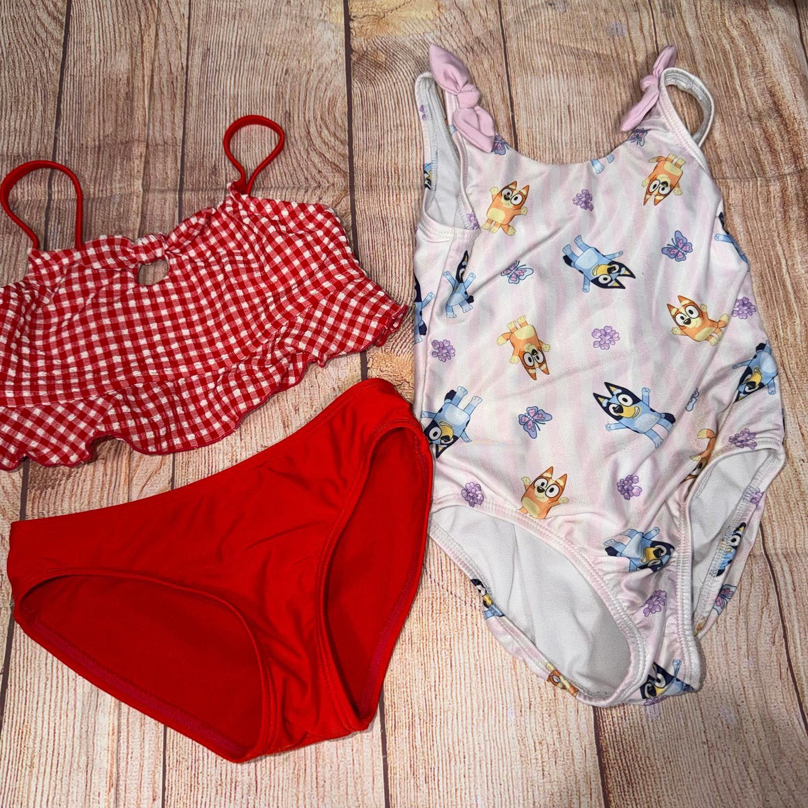 Other Girls 4/5 Bluey One-Piece and Cat & Jack Bikini Set Size ONE SIZE - 1 Thumbnail