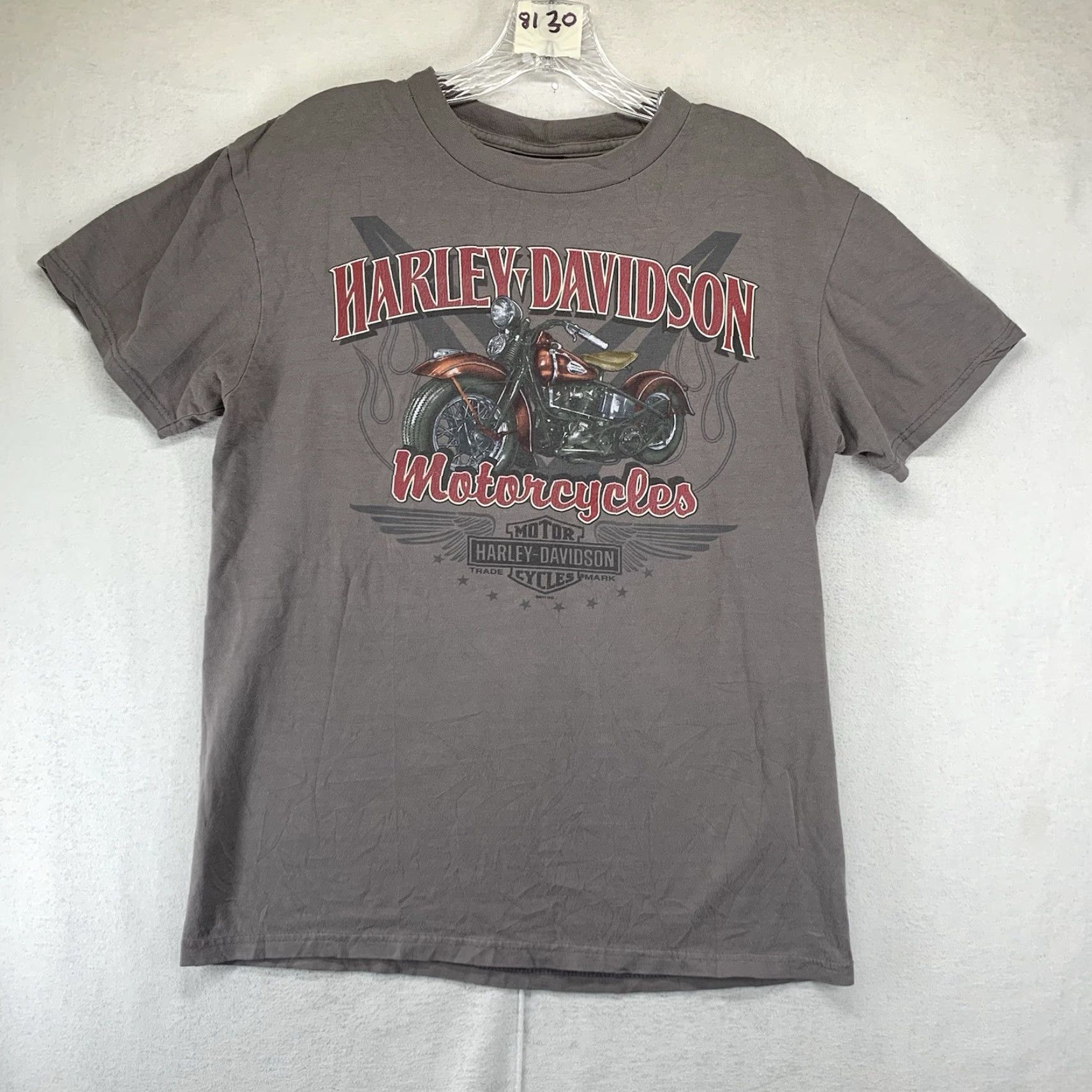 Harley Davidson Harley-Davidson Shirt Adult Medium Gray Guitar Graphic Print Music City Nashville Tennessee Unisex Size US M / EU 48-50 / 2 - 3 Thumbnail