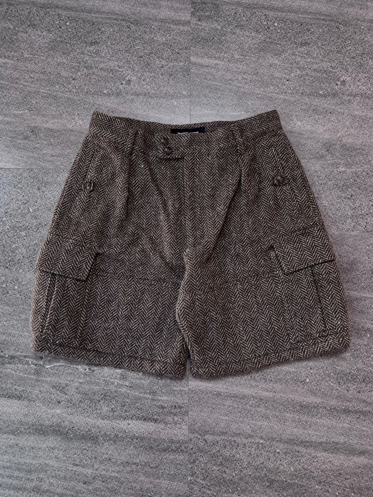 PHENOMENON AW 2012 Herringbone Shorts Pants - 29” Size US 29 - 2 Thumbnail