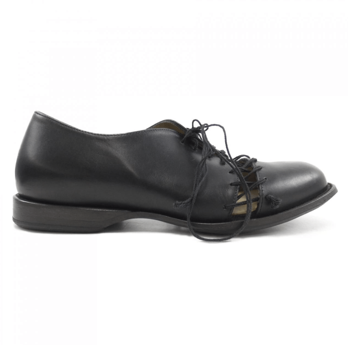 Cherevichkiotvichki × Yohji Yamamoto Yohji Yamamoto x Cherevichkiotvichki Compiled Leather Shoes Size US 5 / IT 35 - 3 Thumbnail