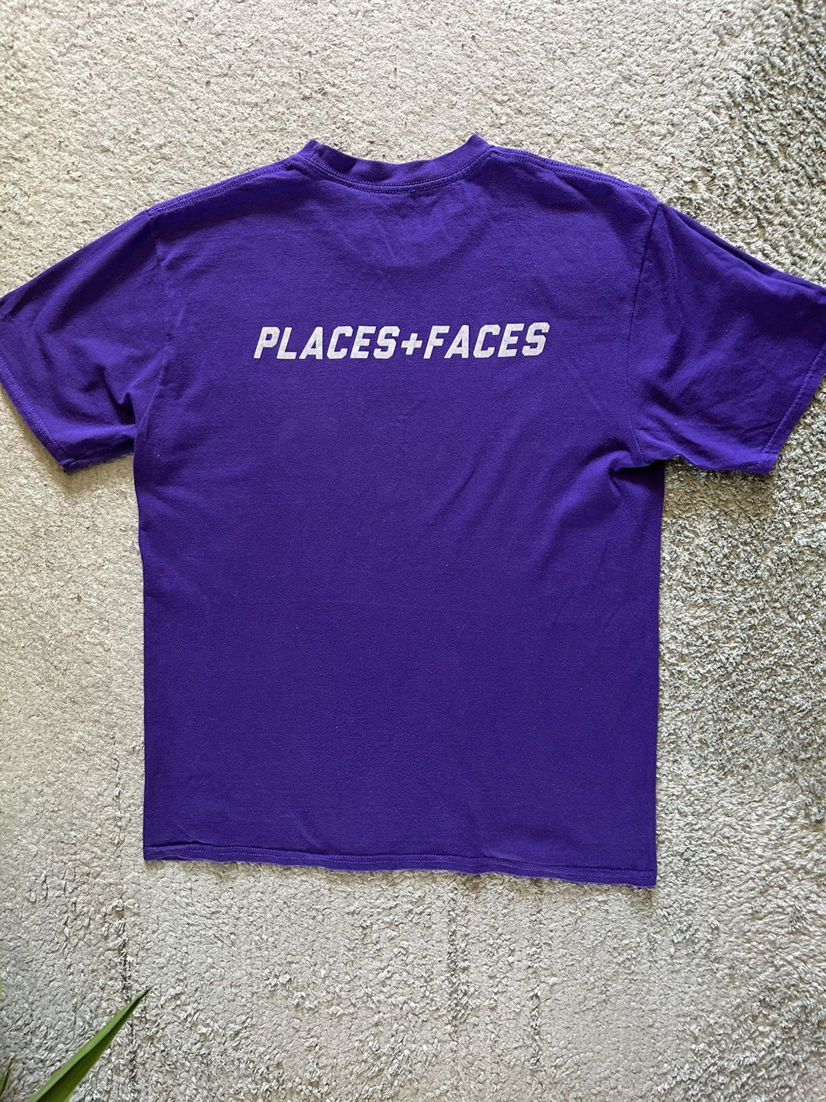 Places + Faces Places + Faces Reflective Double Side logo purple t-shirt Size US L / EU 52-54 / 3 - 2 Thumbnail