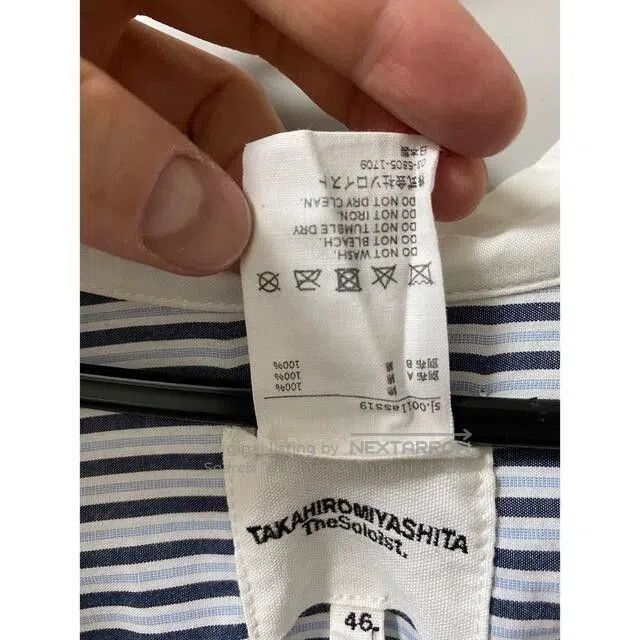 Takahiromiyashita The Soloist. TAKAHIROMIYASHITATheSoloist 19SS Portrait Band Shirt. Size US M / EU 48-50 / 2 - 4 Thumbnail