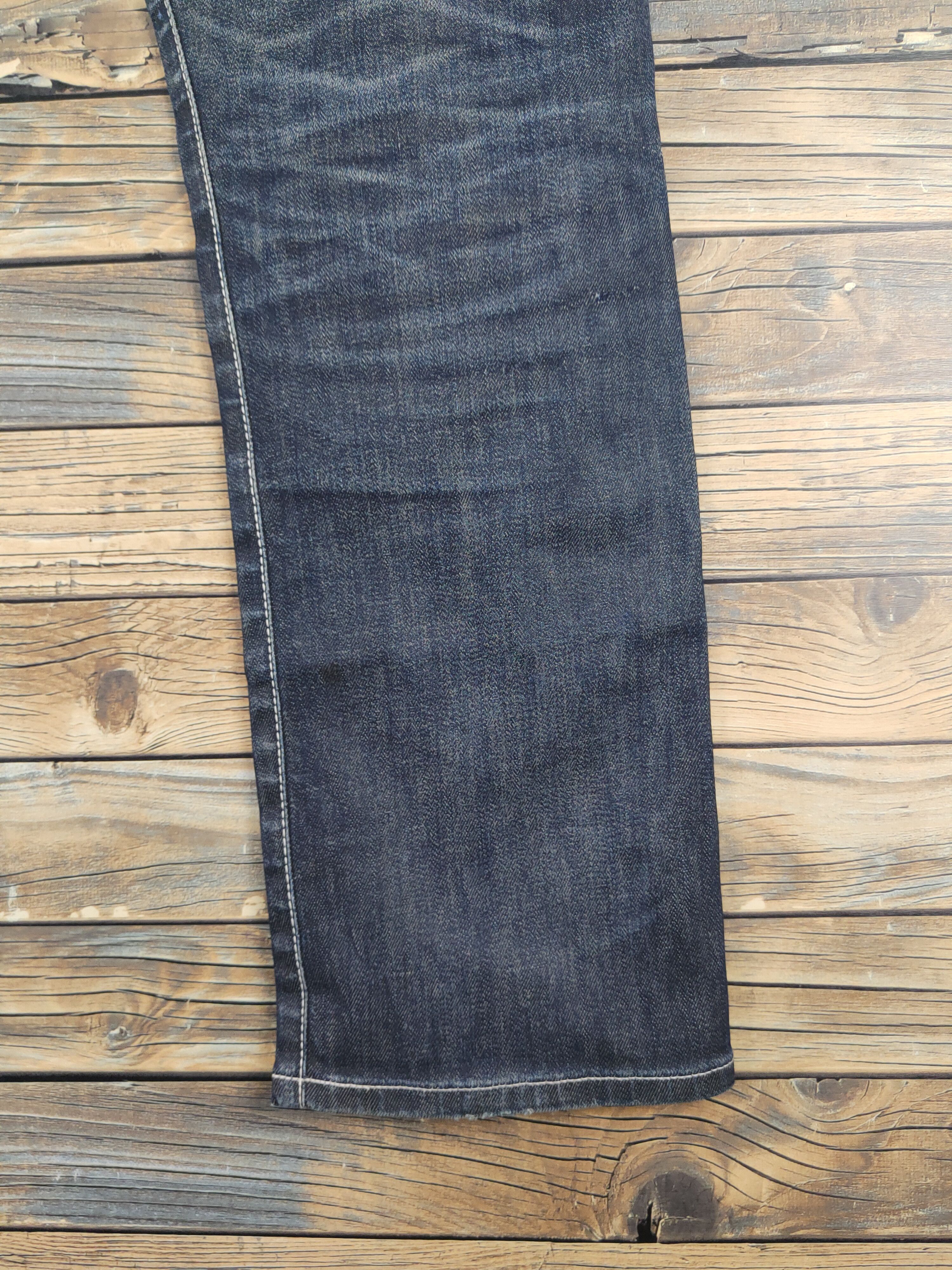 Anime Edwin X Bandai Gundam selvedge Ripped denim Jeans #W1723 Size US 35 - 11 Thumbnail