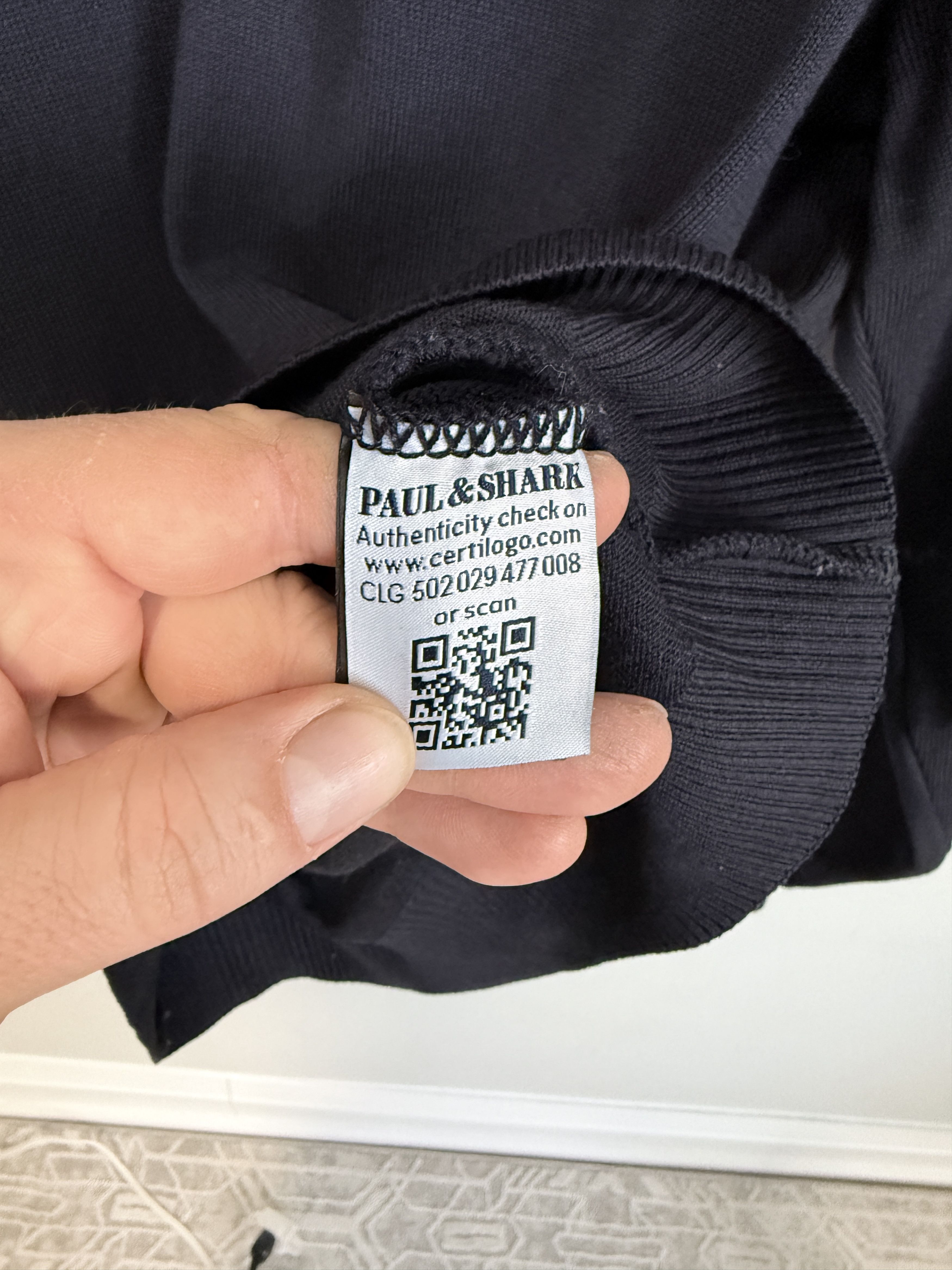 Paul & Shark PAUL & SHARK PULLOVER HALF ZIP WOOL SWEATER L Size US L / EU 52-54 / 3 - 4 Thumbnail