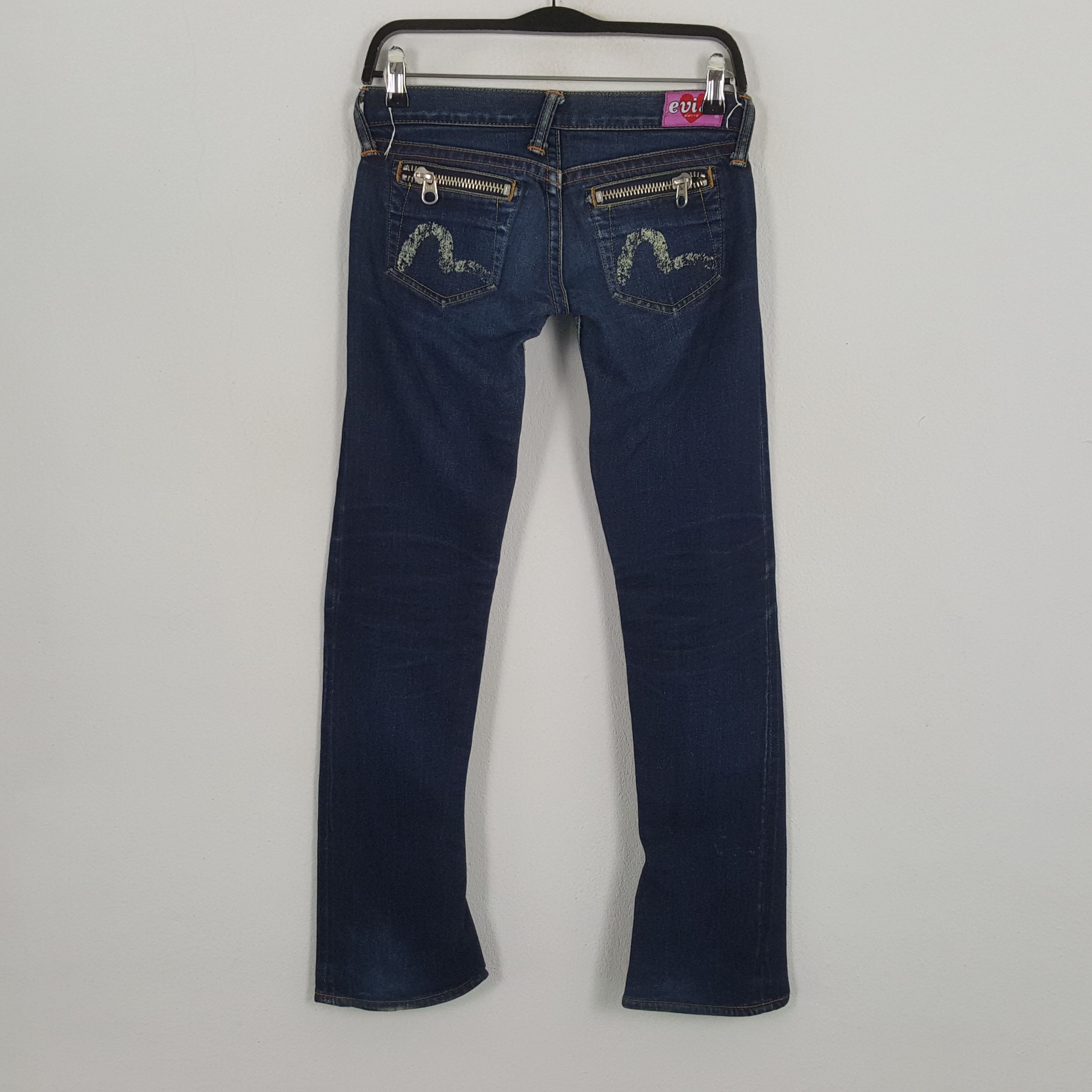 Evisu × Japanese Brand × Vintage EVISU Women Jeans Streetwear Custom Daicock Style Size 28" / US 6 / IT 42 - 4 Thumbnail