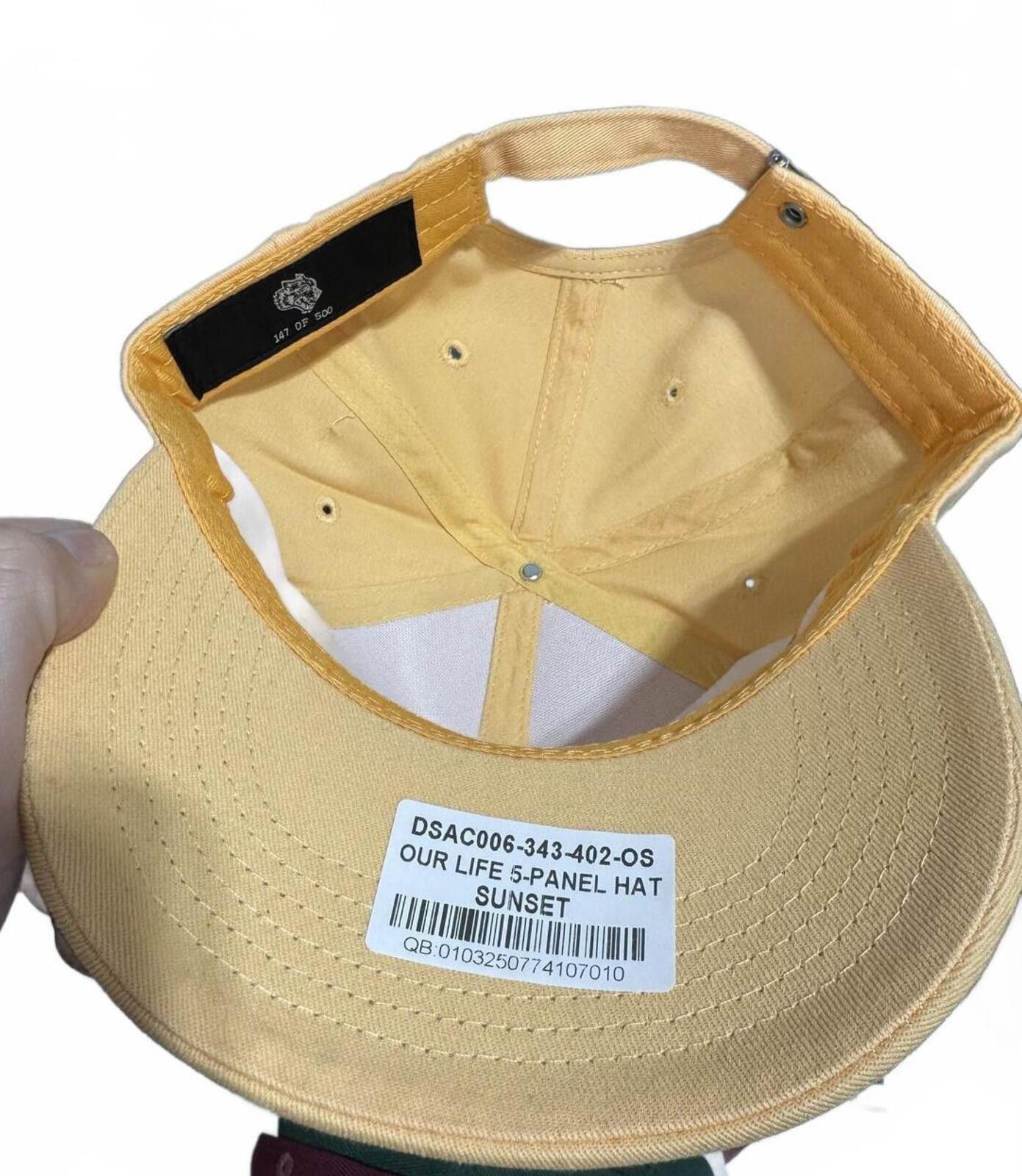 Darc Sport Darc Sport Wolves Adjustable Yellow Hat Size ONE SIZE - 4 Thumbnail