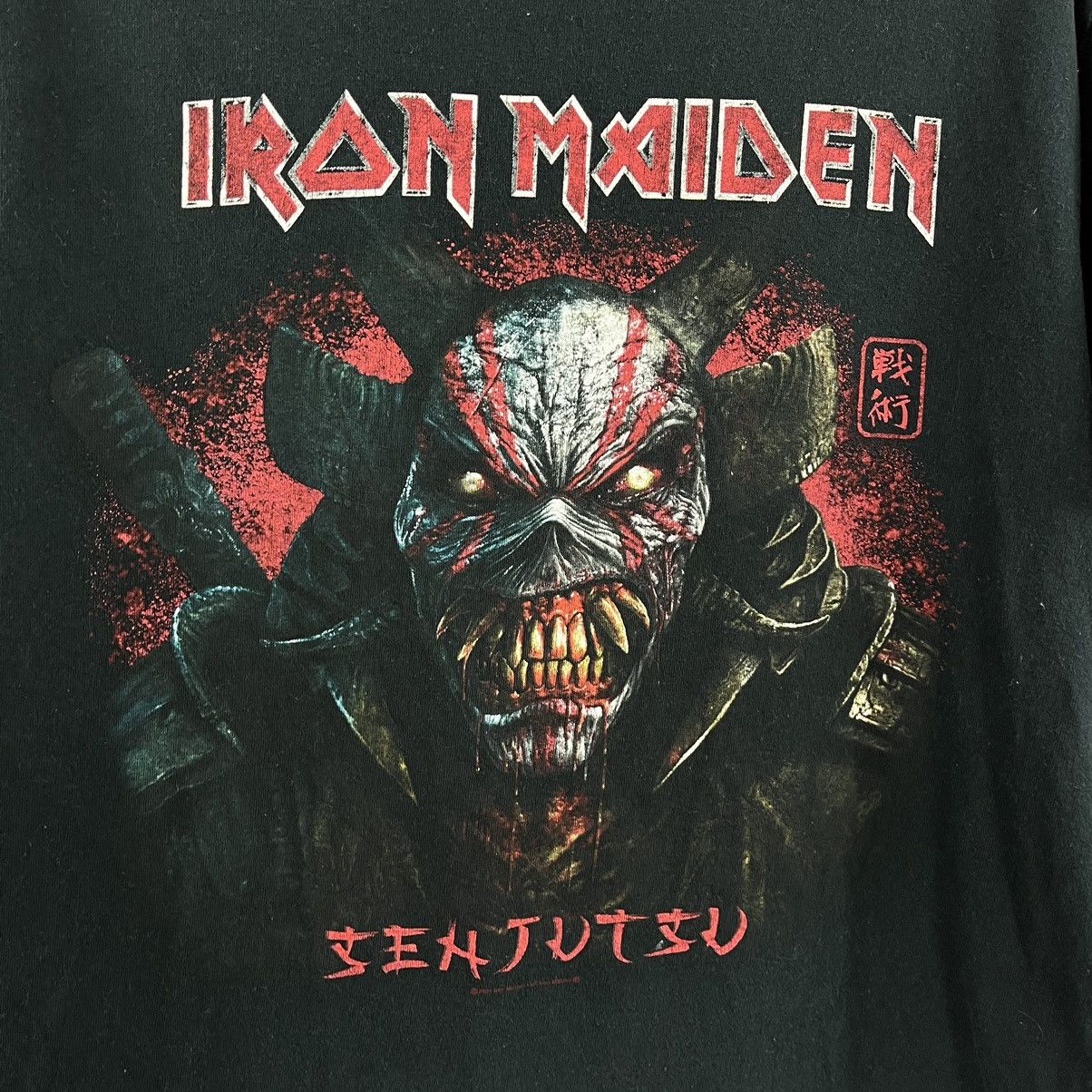 Band Tees Iron Maiden T-Shirt Senjutsu Big Double Logo Size M Size US M / EU 48-50 / 2 - 3 Thumbnail