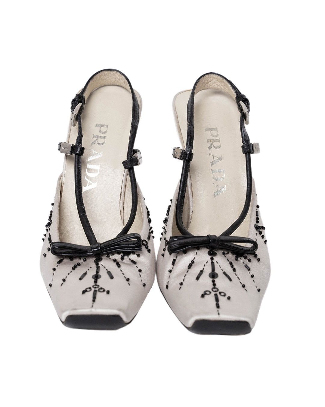 Prada Prada S/S2000 Embellished Satin Heels Size US 6 / IT 36 - 6 Thumbnail