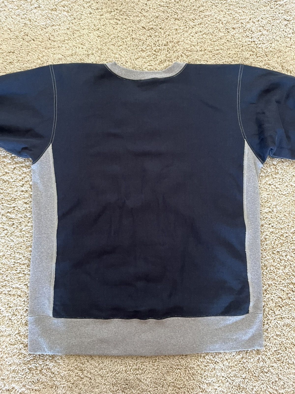 *A VONTADE A Vontade 2 Tone Crewnecn Sweatshirt Navy Grey Size US M / EU 48-50 / 2 - 5 Thumbnail