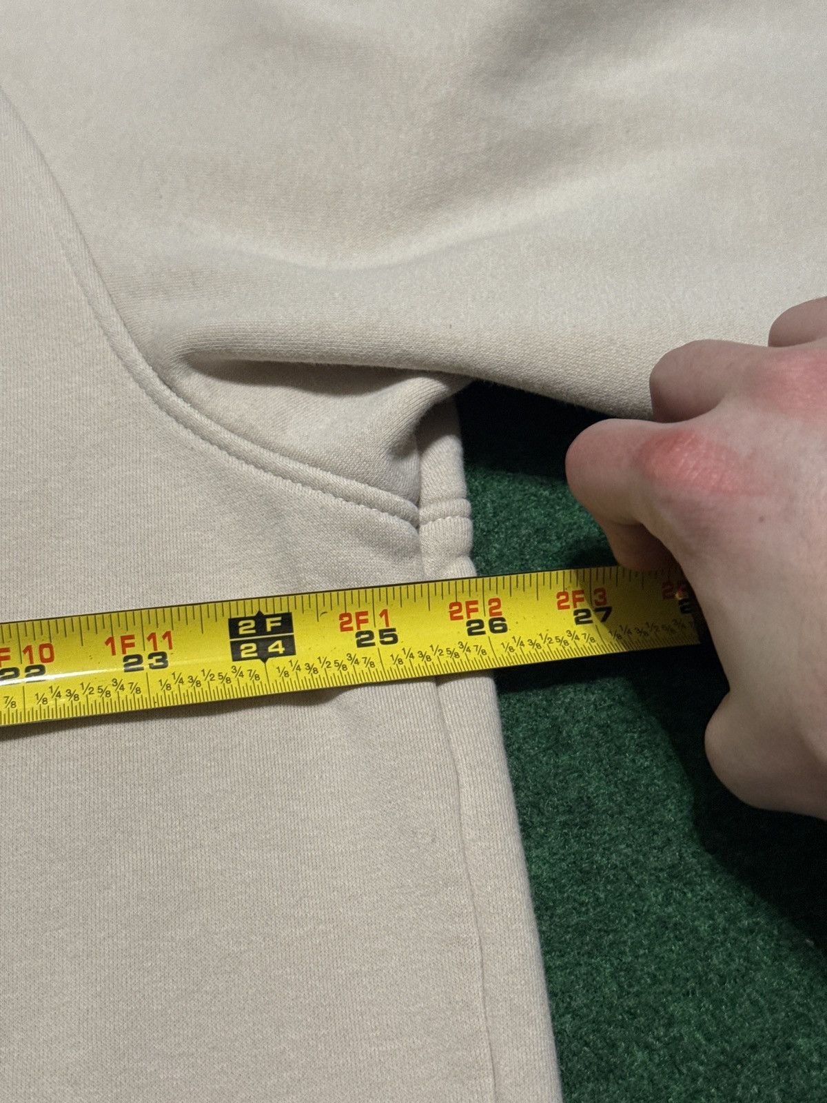 Nike Vintage Nike Y2K Spellout Cream XXL Hoodie Sweatshirt Size US XXL / EU 58 / 5 - 5 Thumbnail