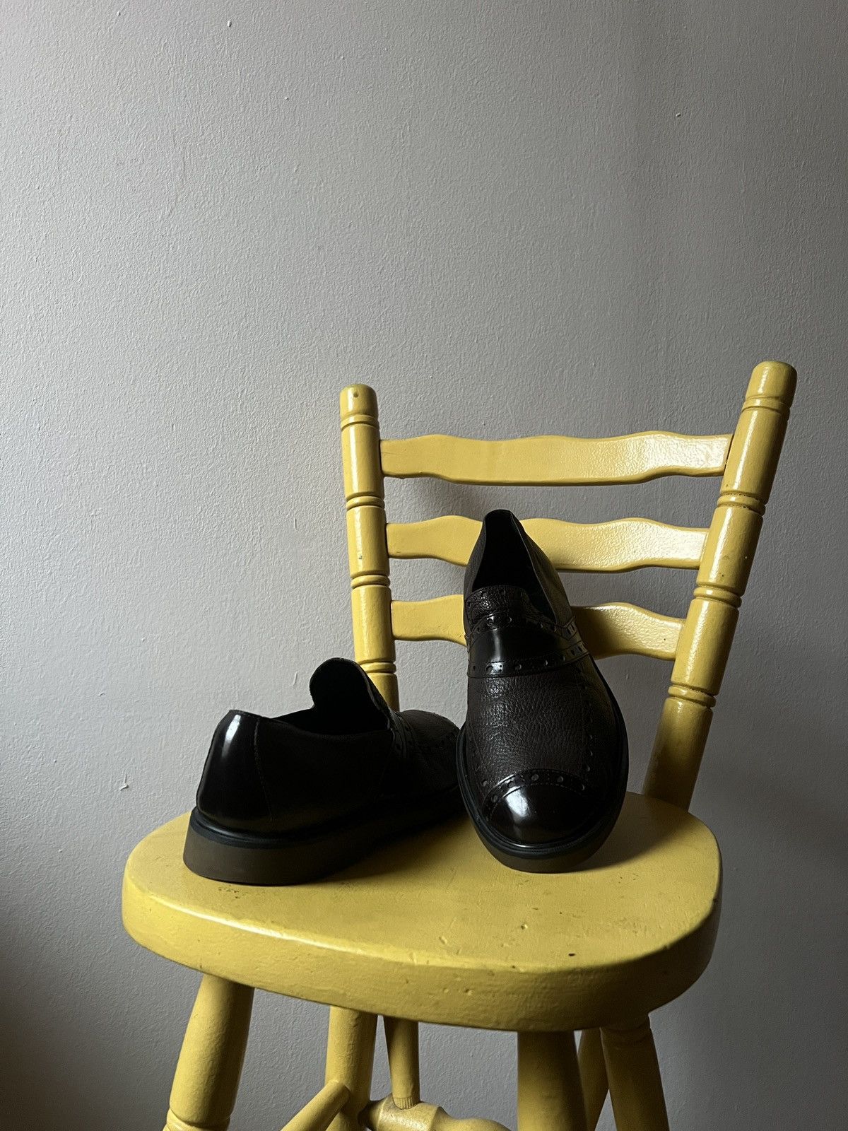 Comme des Garcons Homme Plus Comme Des Garçons Homme Plus Leather Slip-On Loafer Shoes Size US 9.5 / EU 42-43 - 6 Thumbnail
