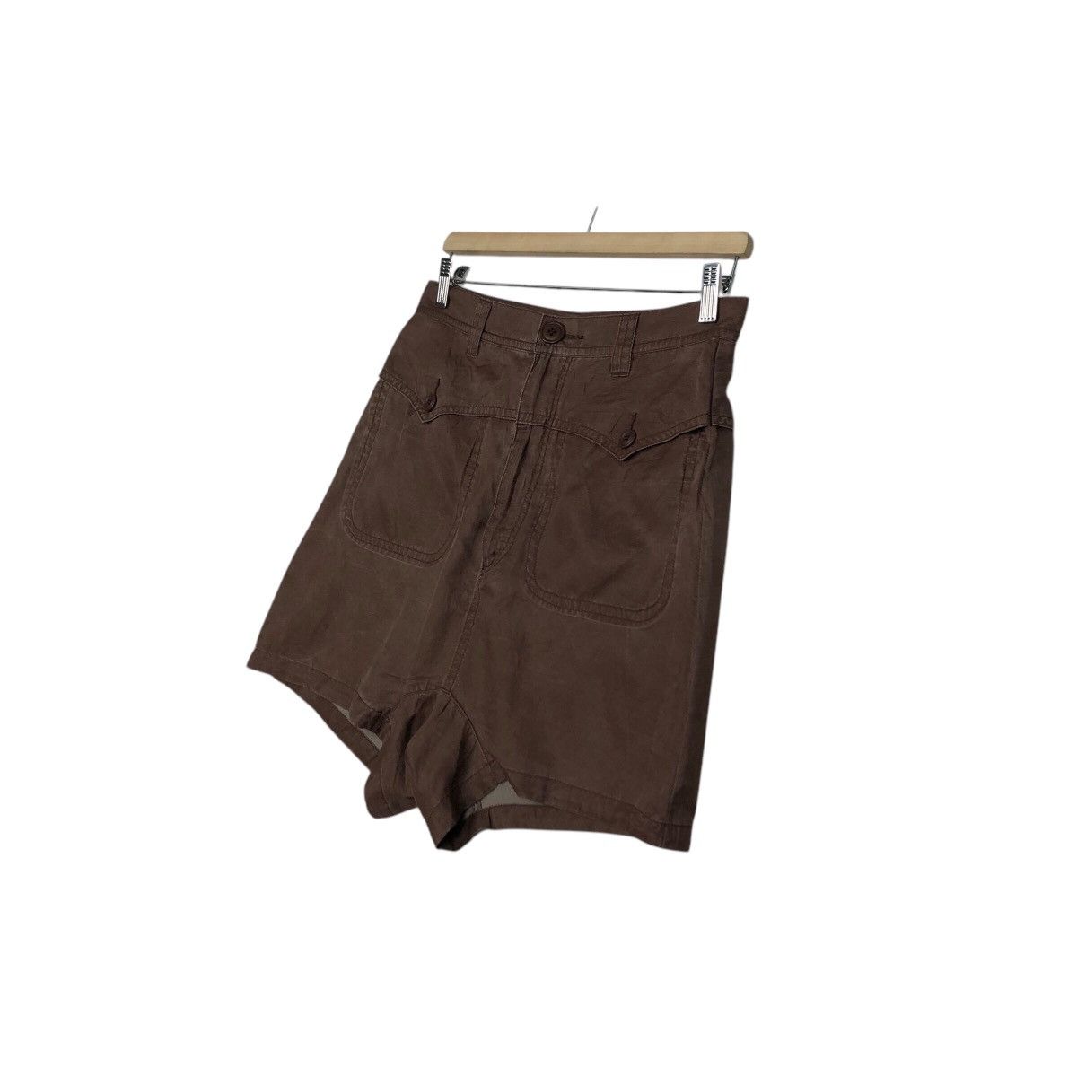 Japanese Brand 📌Rich Brown Vintage Short Pants Sunaokuwahara Issey Miyake Size 30" / US 8 / IT 44 - 3 Thumbnail