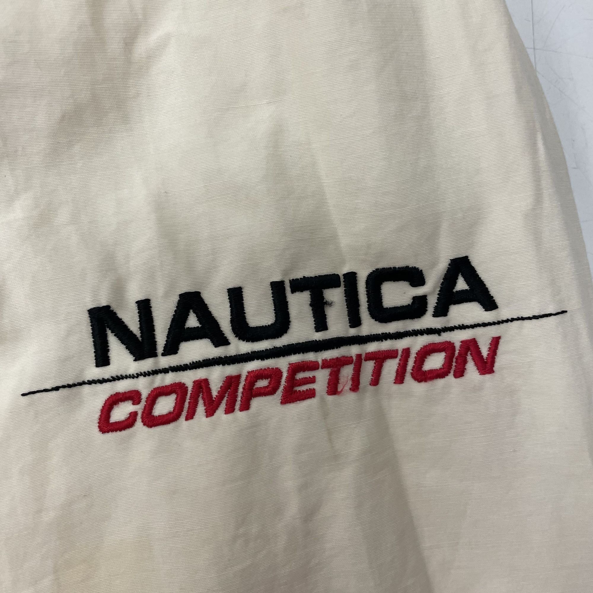 Nautica Vtg Nautica Competition White Blue Sailing Race Windbreaker Size US M / EU 48-50 / 2 - 4 Thumbnail
