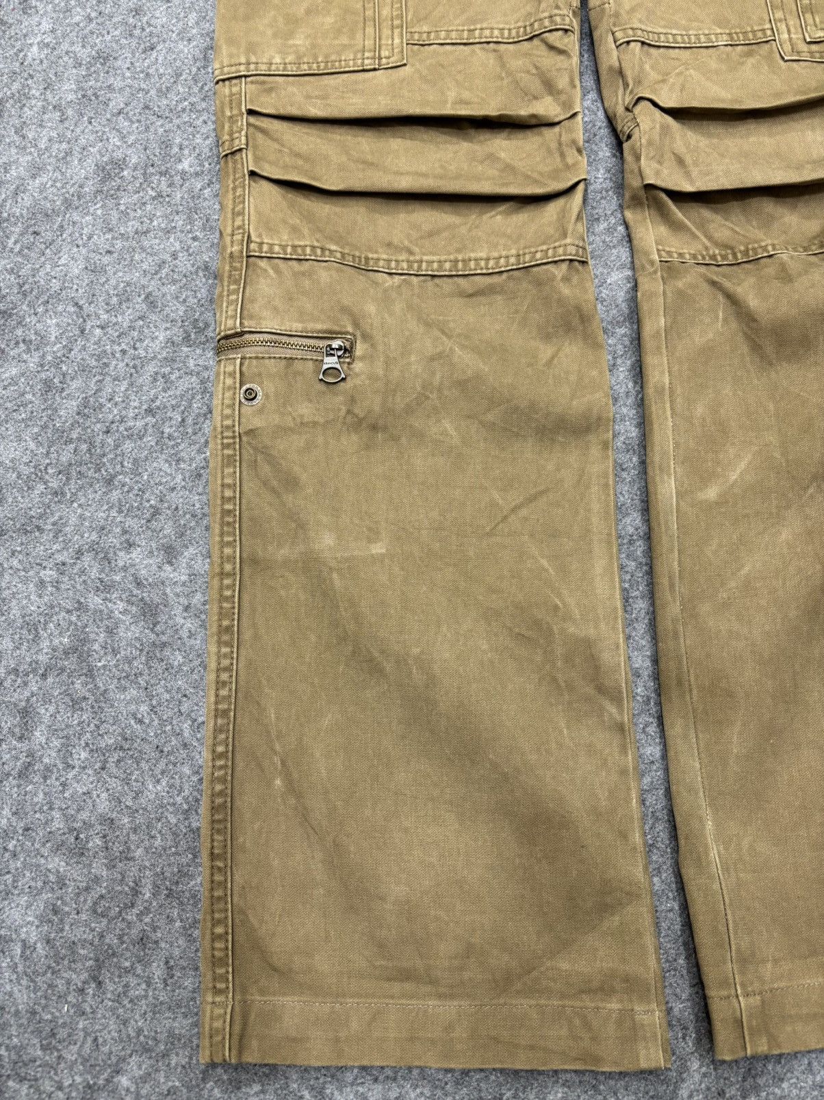 ABAHOUSE 💥Multipockets💥Sick Style Military Abahouse Cargo Pant F639 Size US 33 - 8 Thumbnail