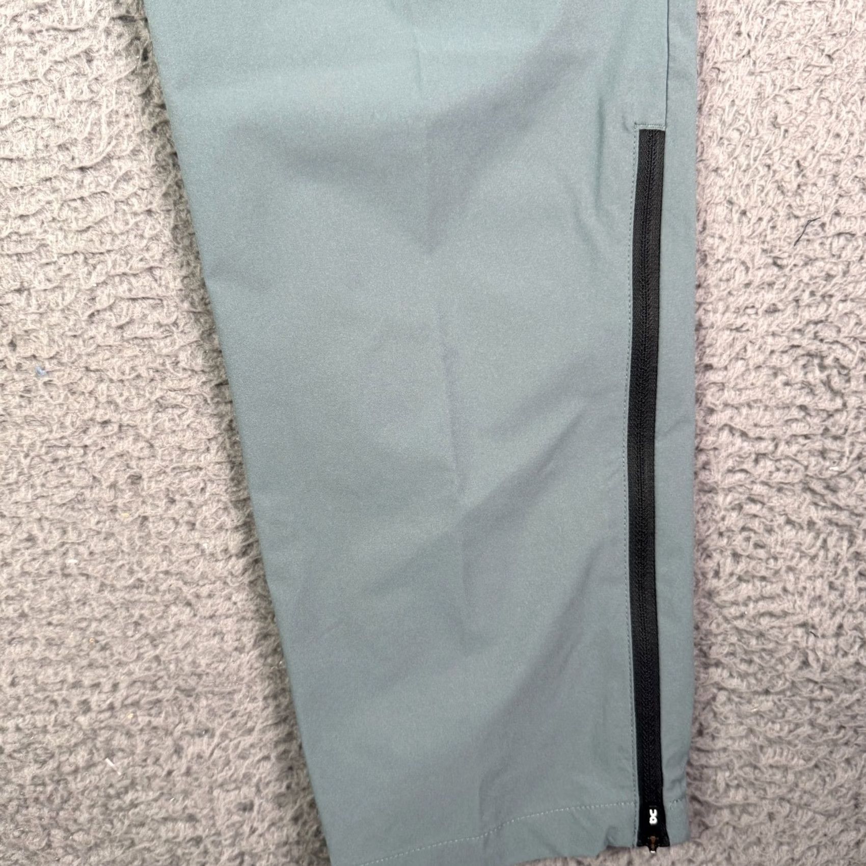 Kith KITH On Core Pants Mens Large Olive Green Track Running Ankle Zip Drawstring NEW Size US 33 - 3 Thumbnail