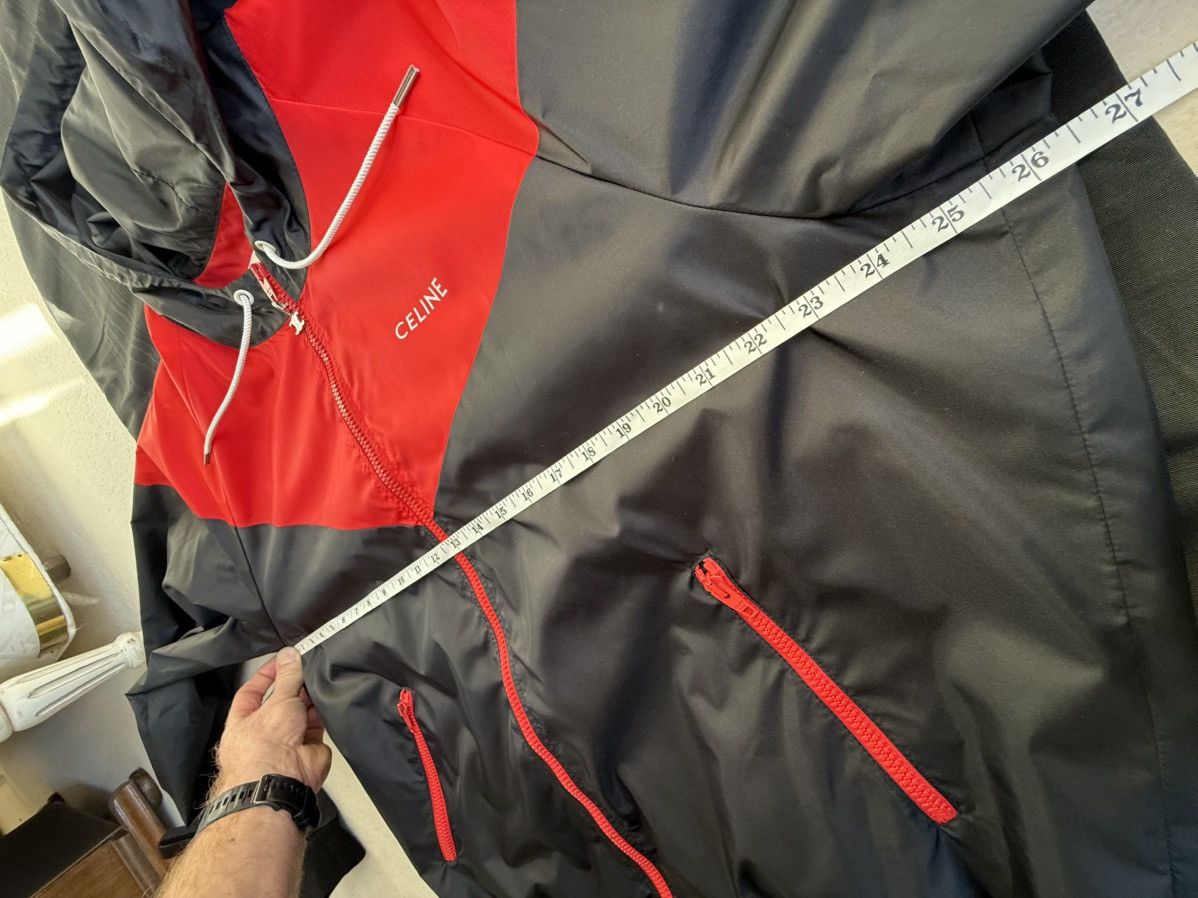 Celine SS21 Celine windbreaker hoodie jacket Hedi Slimane logo 52 Size US L / EU 52-54 / 3 - 4 Thumbnail
